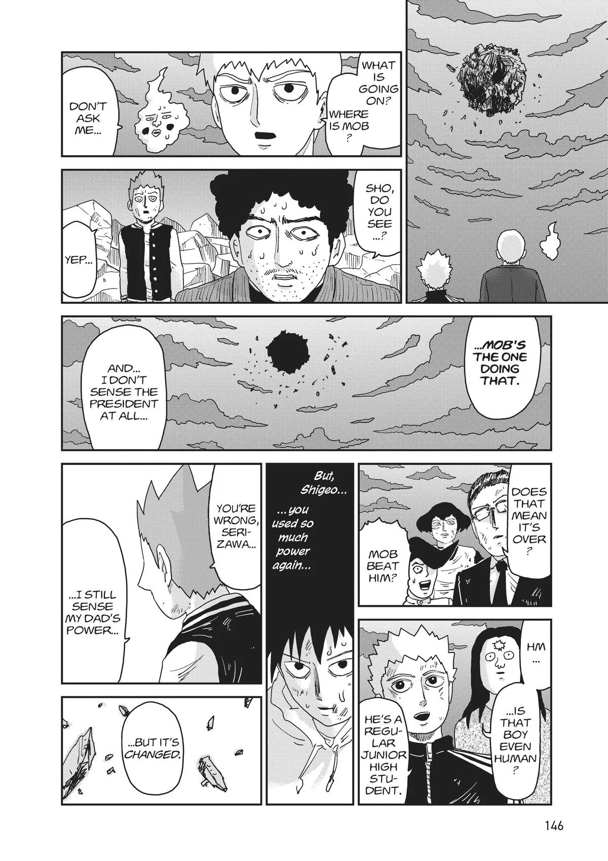 Mob Psycho 100, chapter 90, page 85
