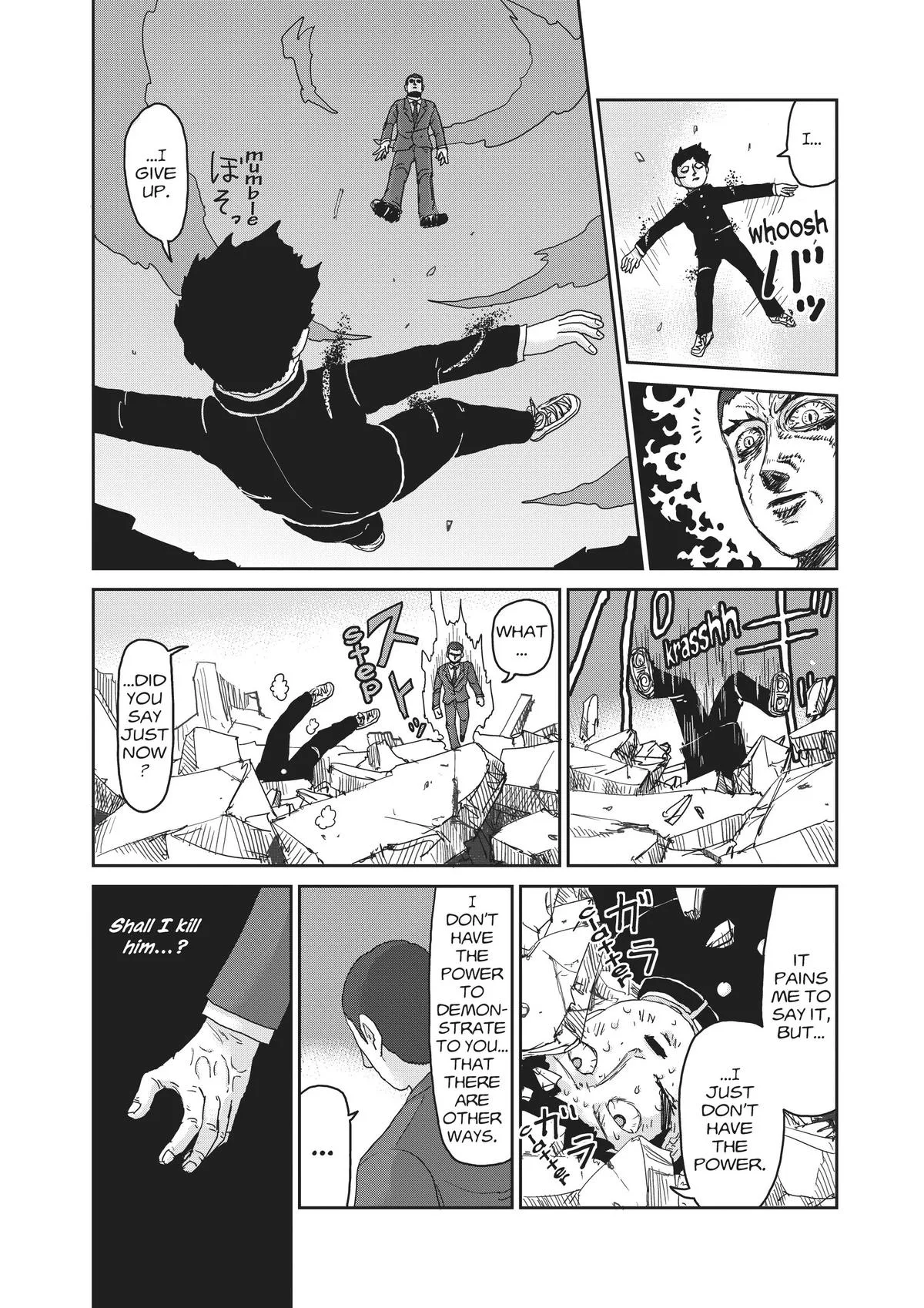 Mob Psycho 100, chapter 90, page 99