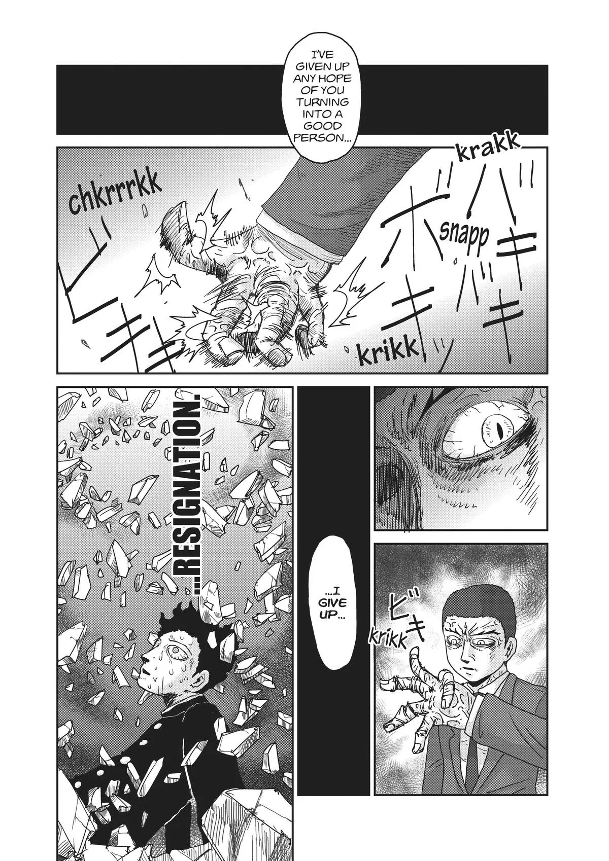 Mob Psycho 100, chapter 90, page 100