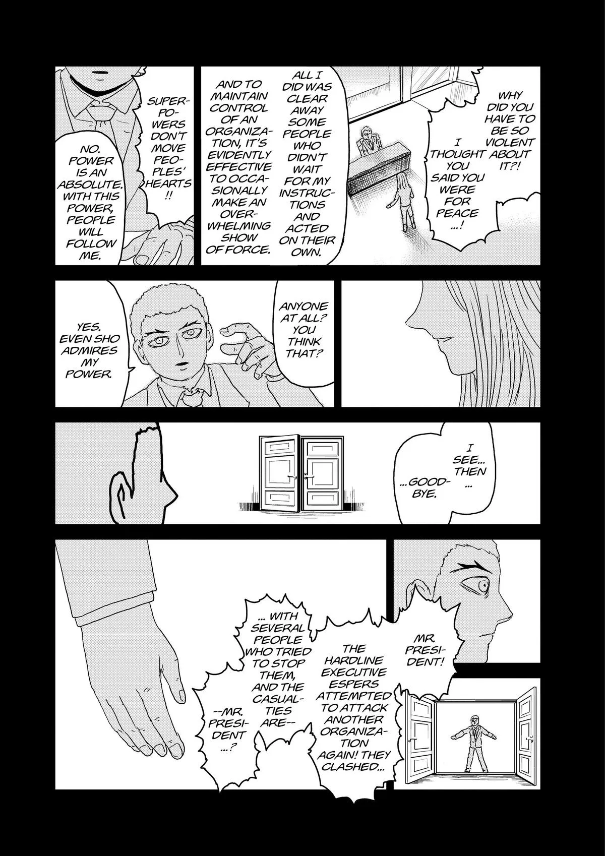 Mob Psycho 100, chapter 90, page 124