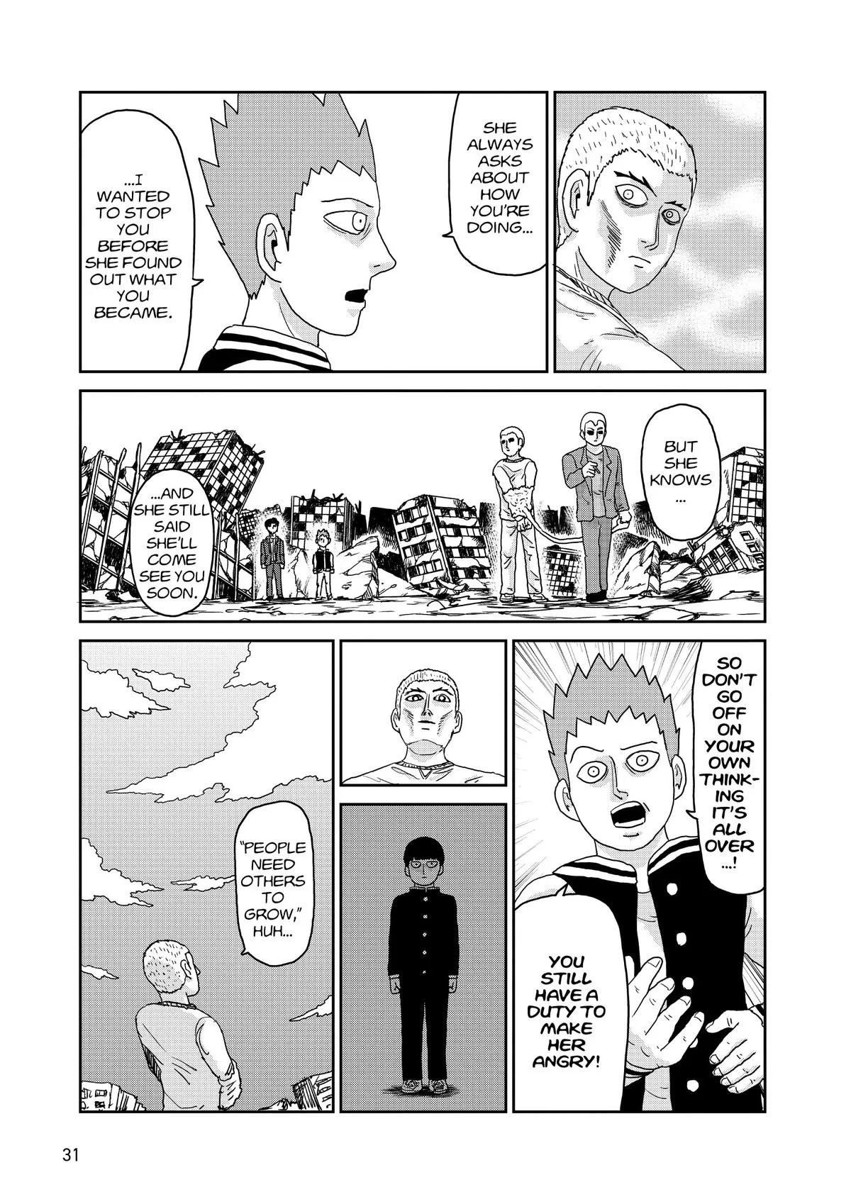 Mob Psycho 100, chapter 91, page 31