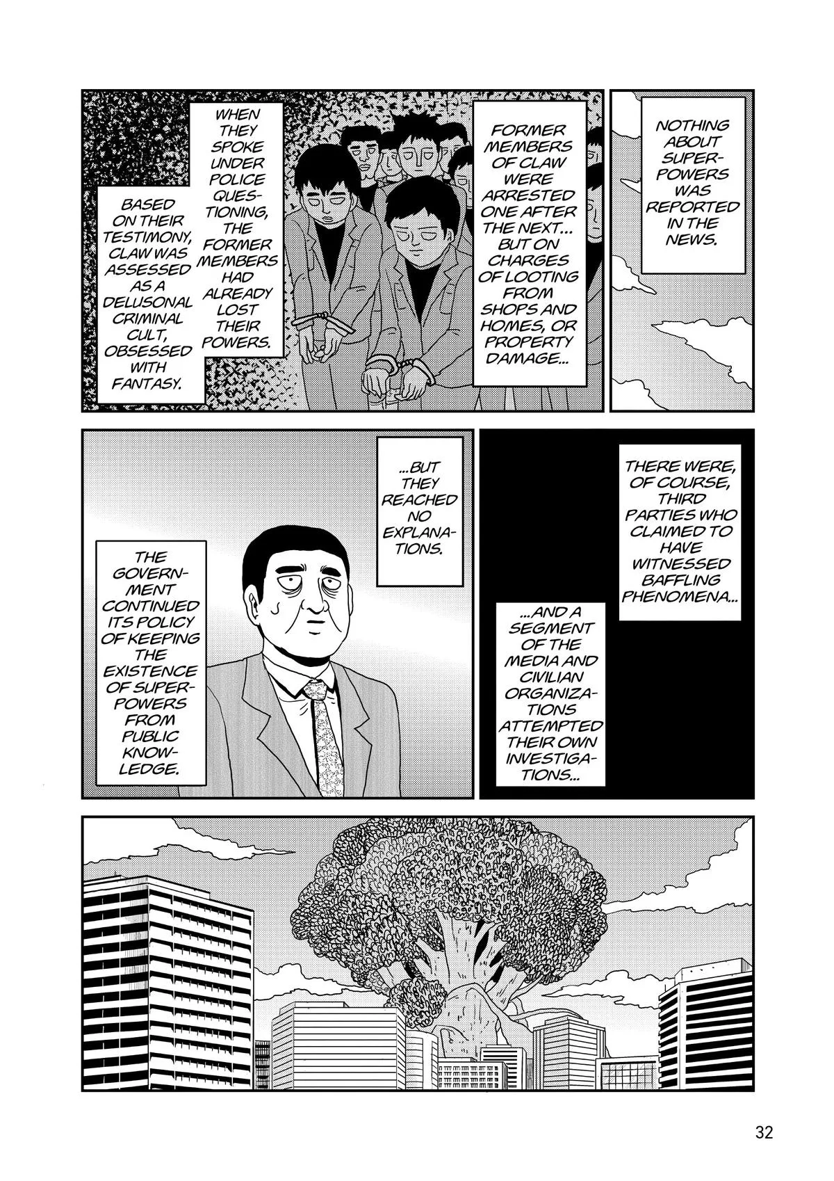 Mob Psycho 100, chapter 91, page 32
