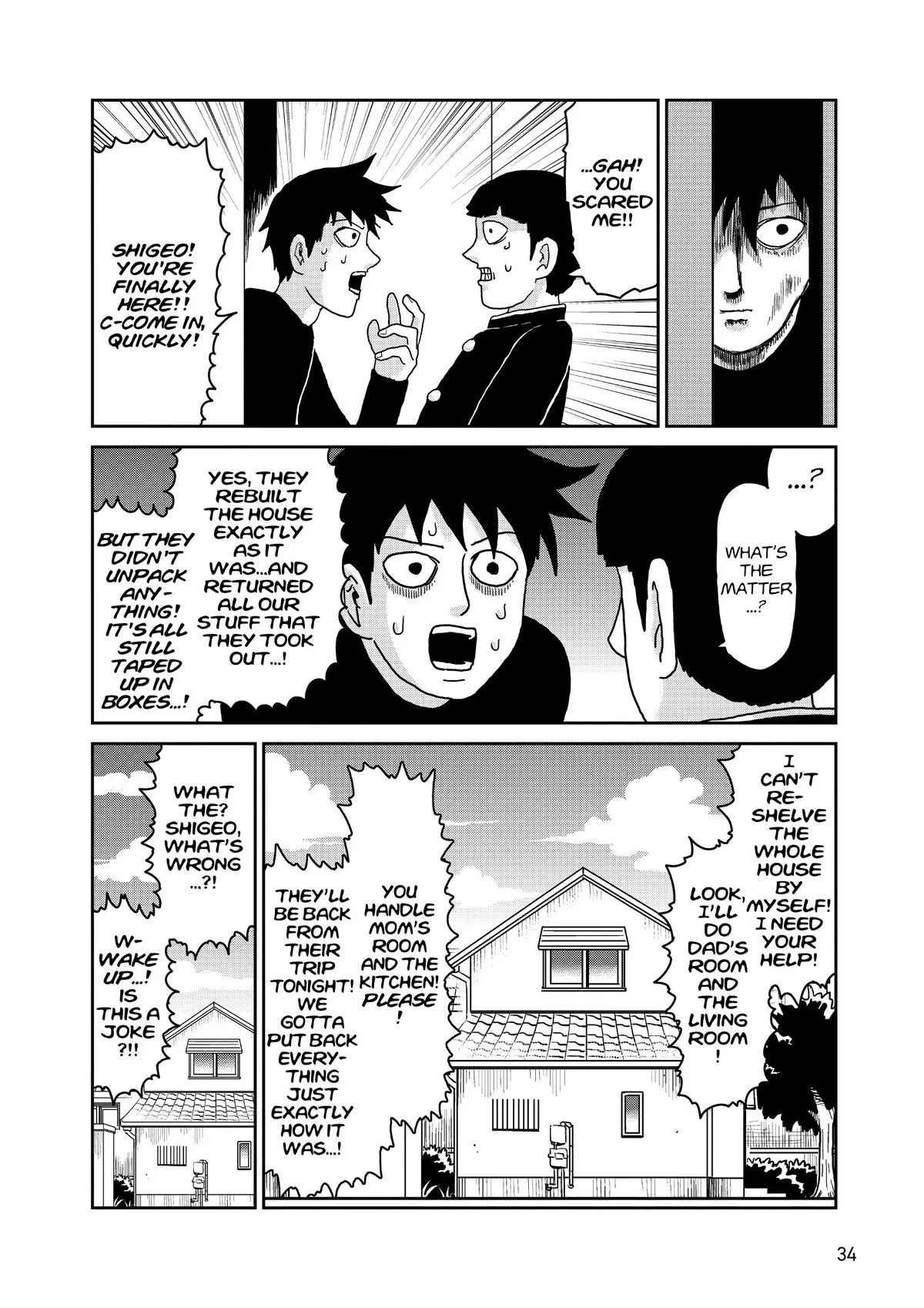 Mob Psycho 100, chapter 91, page 34
