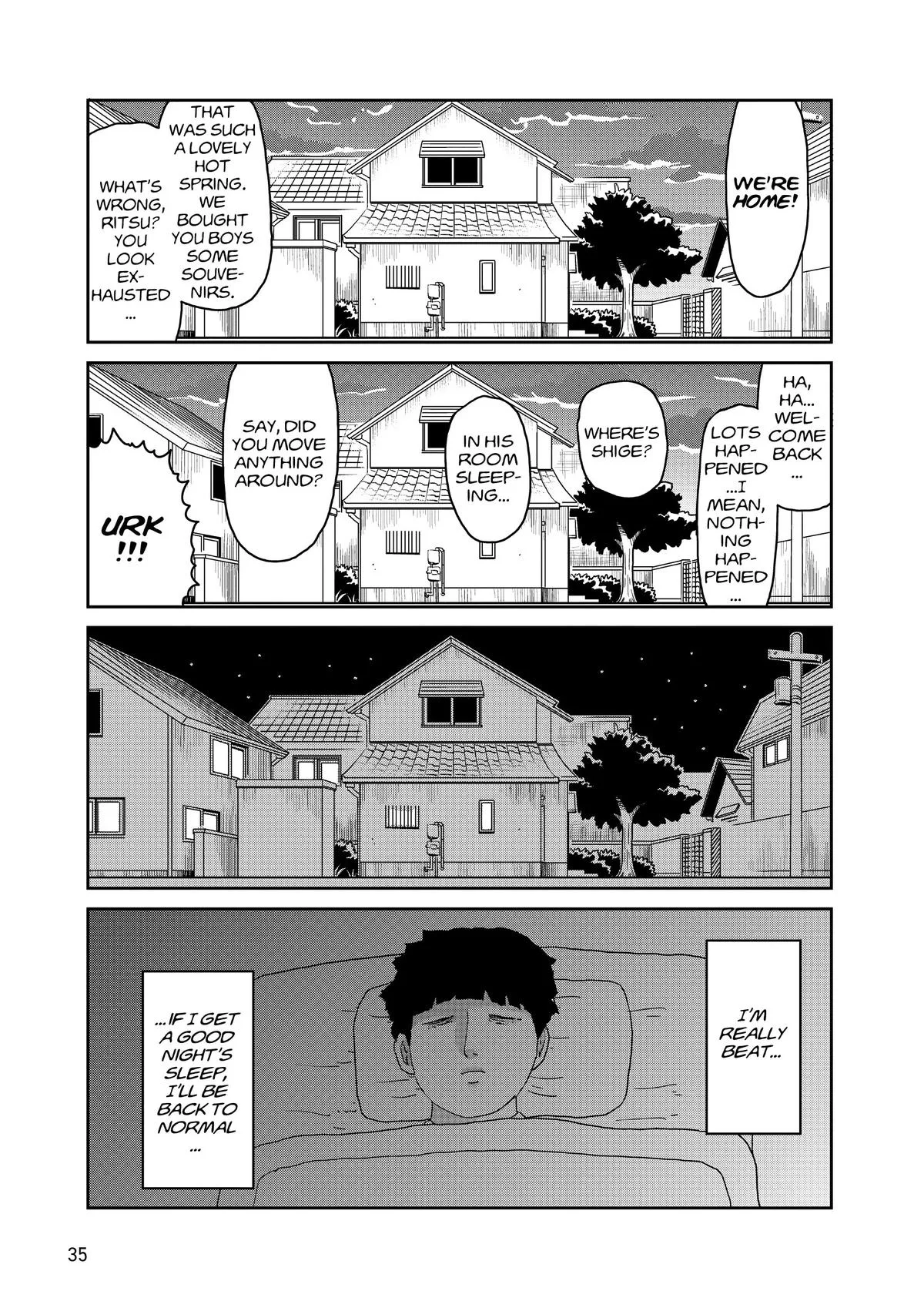 Mob Psycho 100, chapter 91, page 35