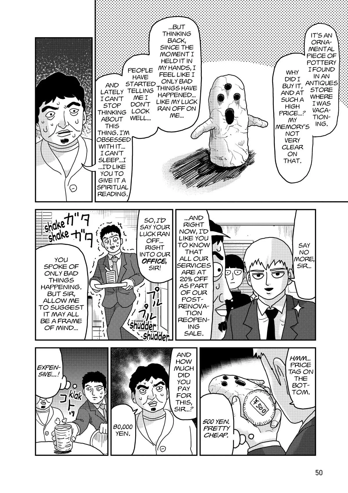 Mob Psycho 100, chapter 92, page 14