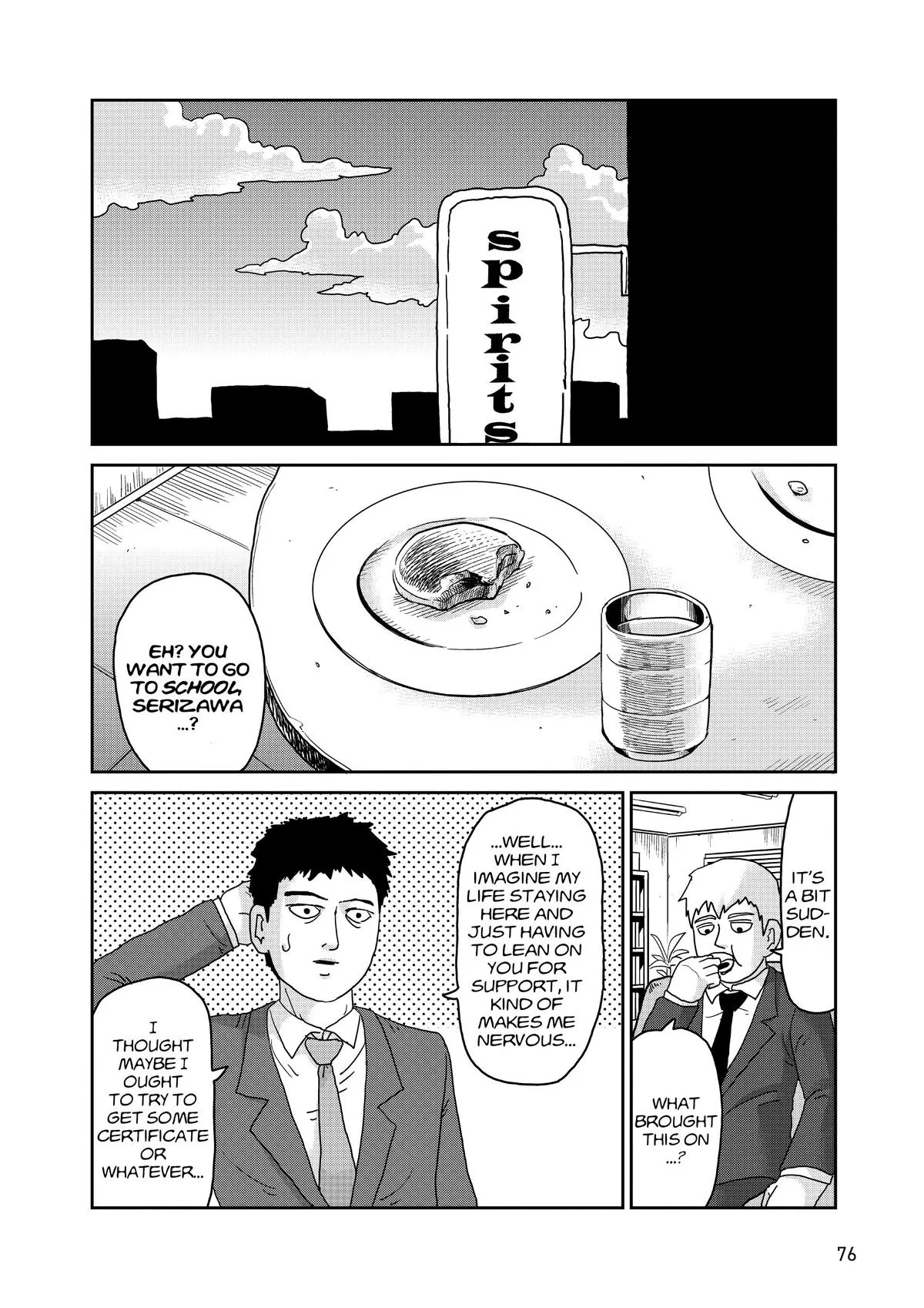 Mob Psycho 100, chapter 93, page 8
