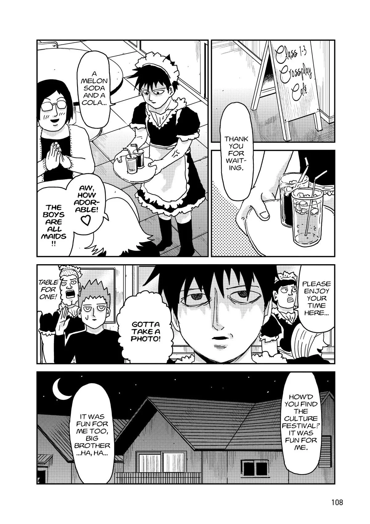 Mob Psycho 100, chapter 93, page 40