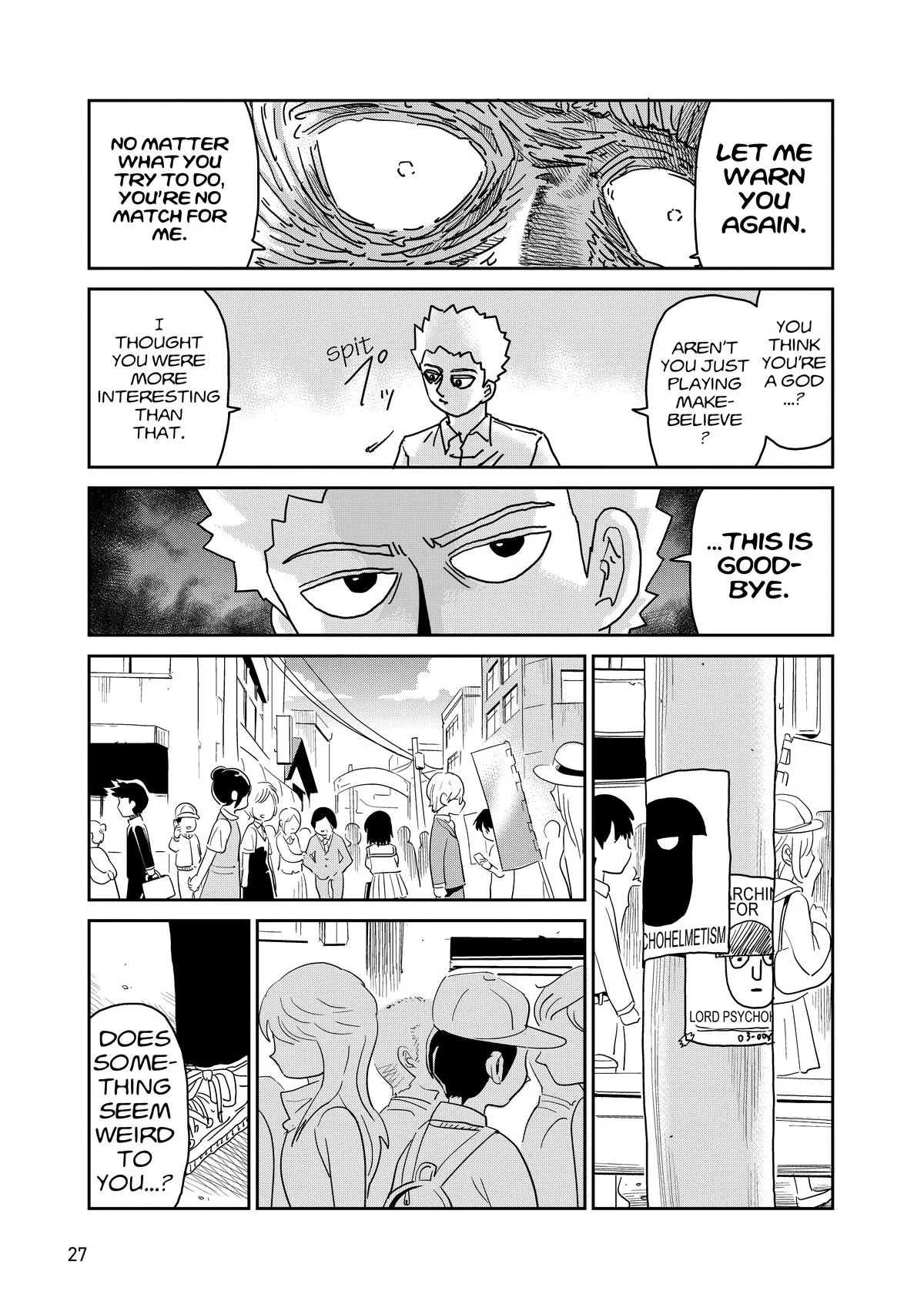 Mob Psycho 100, chapter 96, page 28