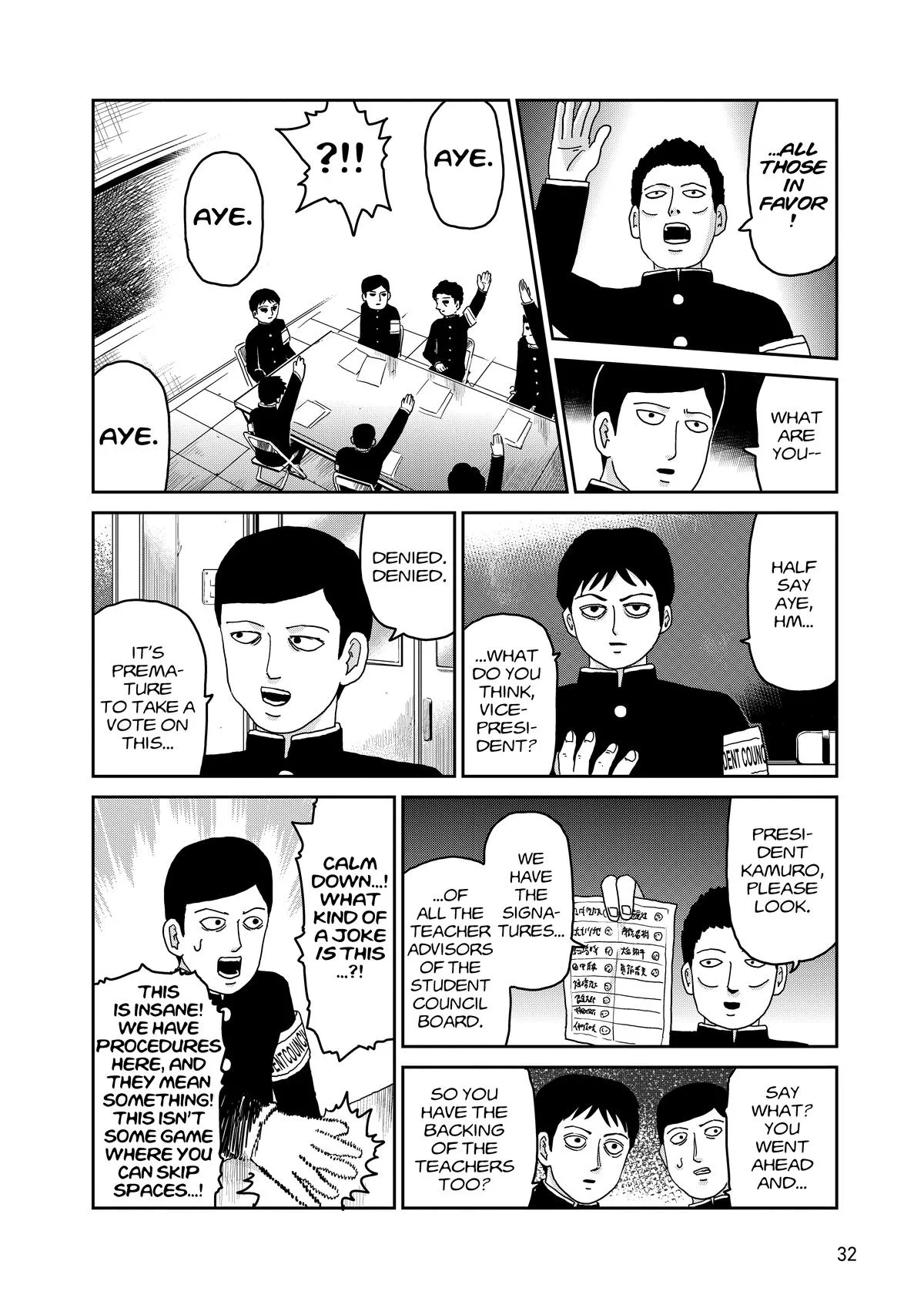 Mob Psycho 100, chapter 96, page 33