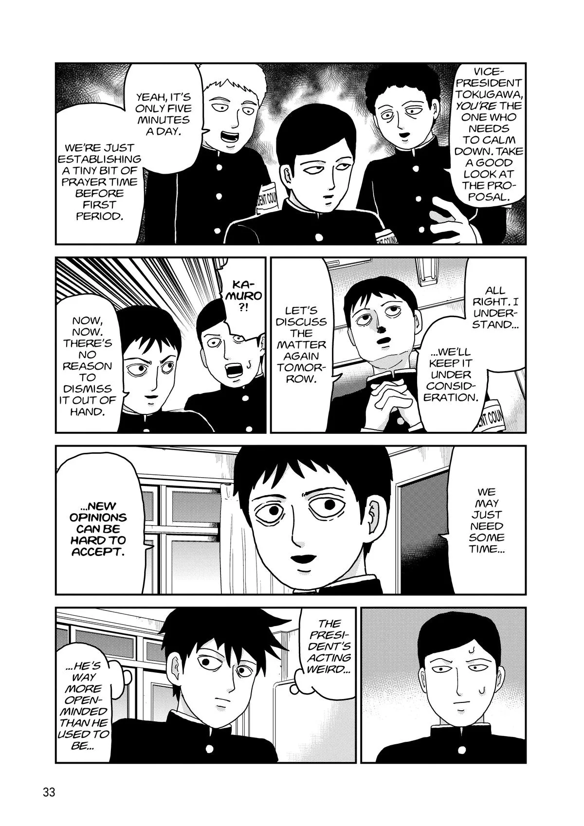Mob Psycho 100, chapter 96, page 34