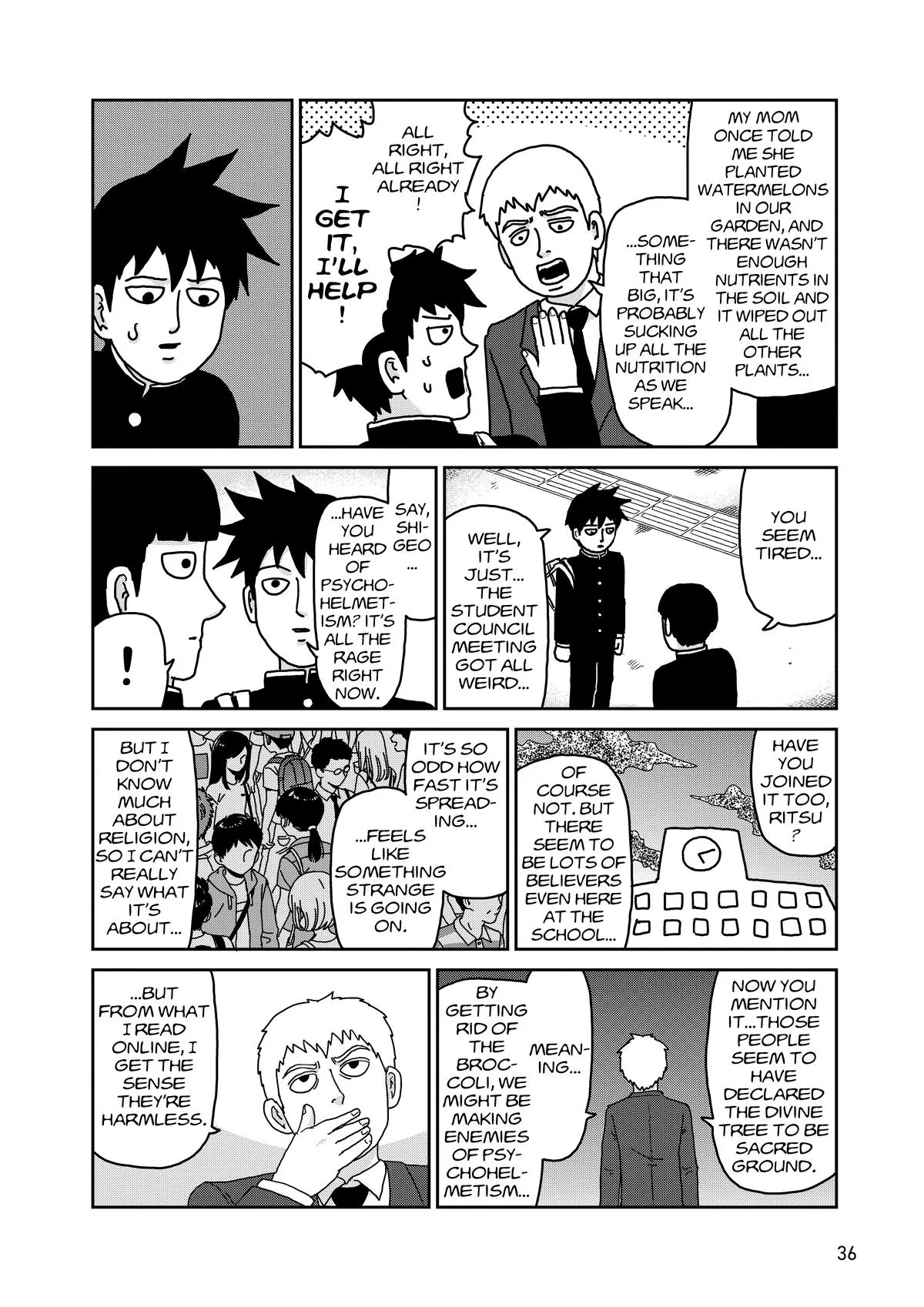 Mob Psycho 100, chapter 96, page 37