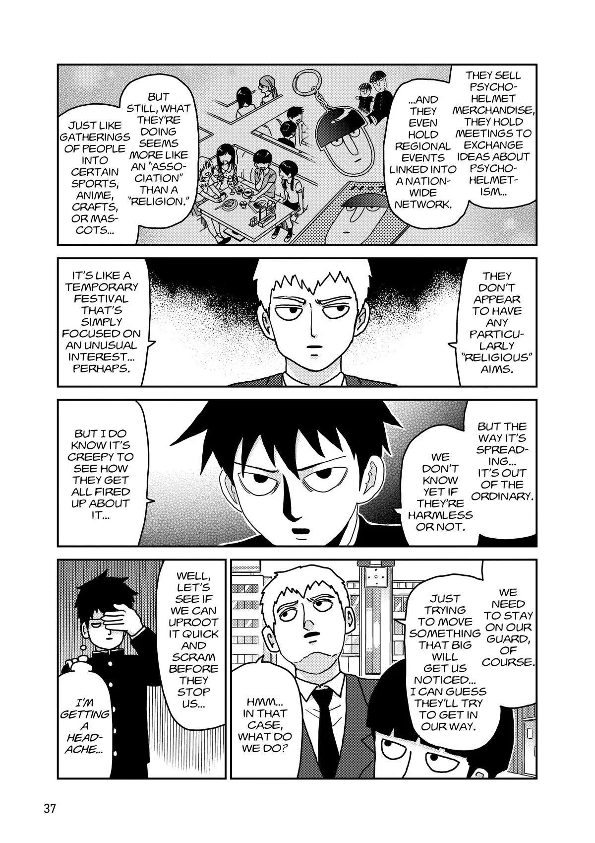Mob Psycho 100, chapter 96, page 38