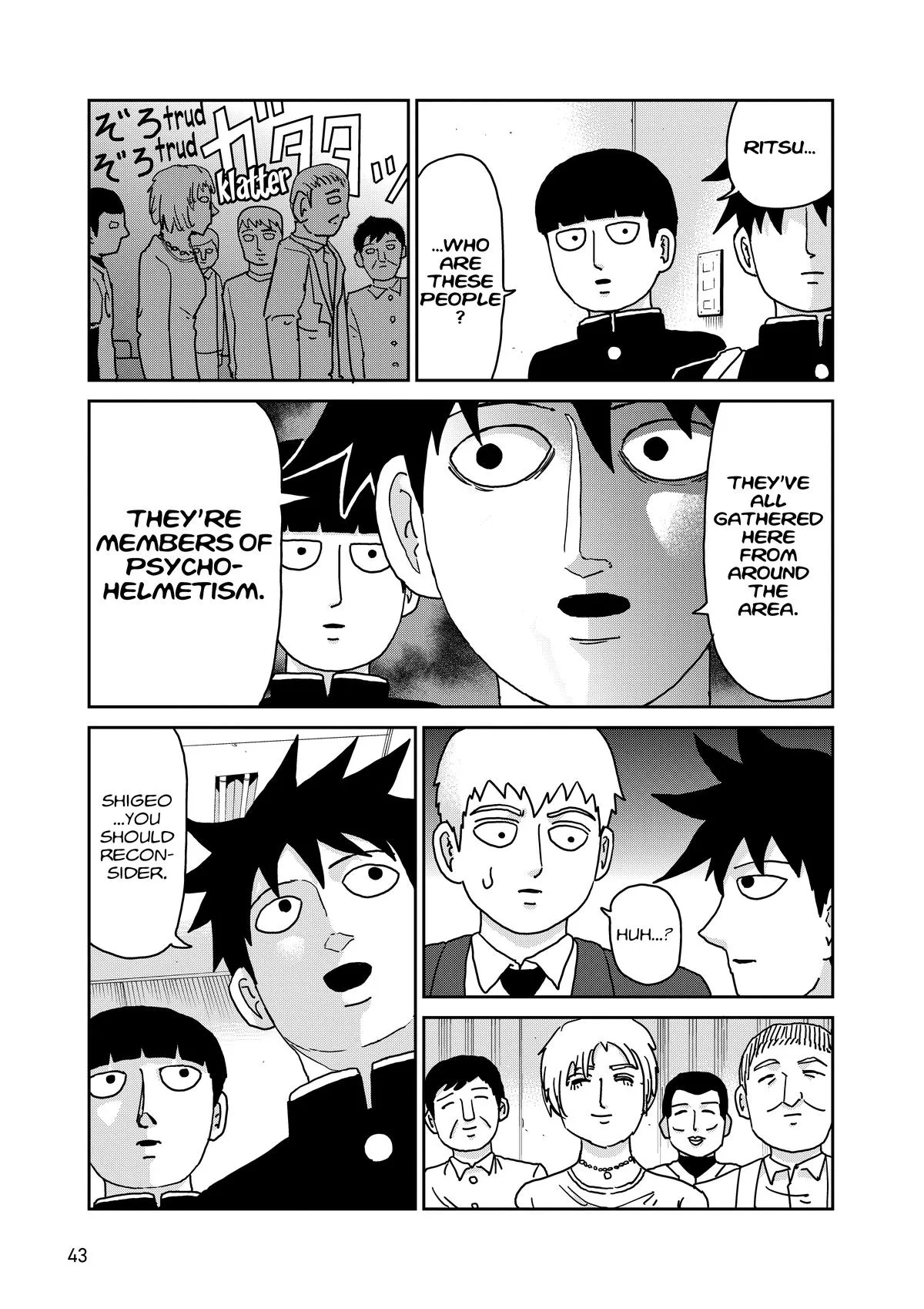 Mob Psycho 100, chapter 96, page 44