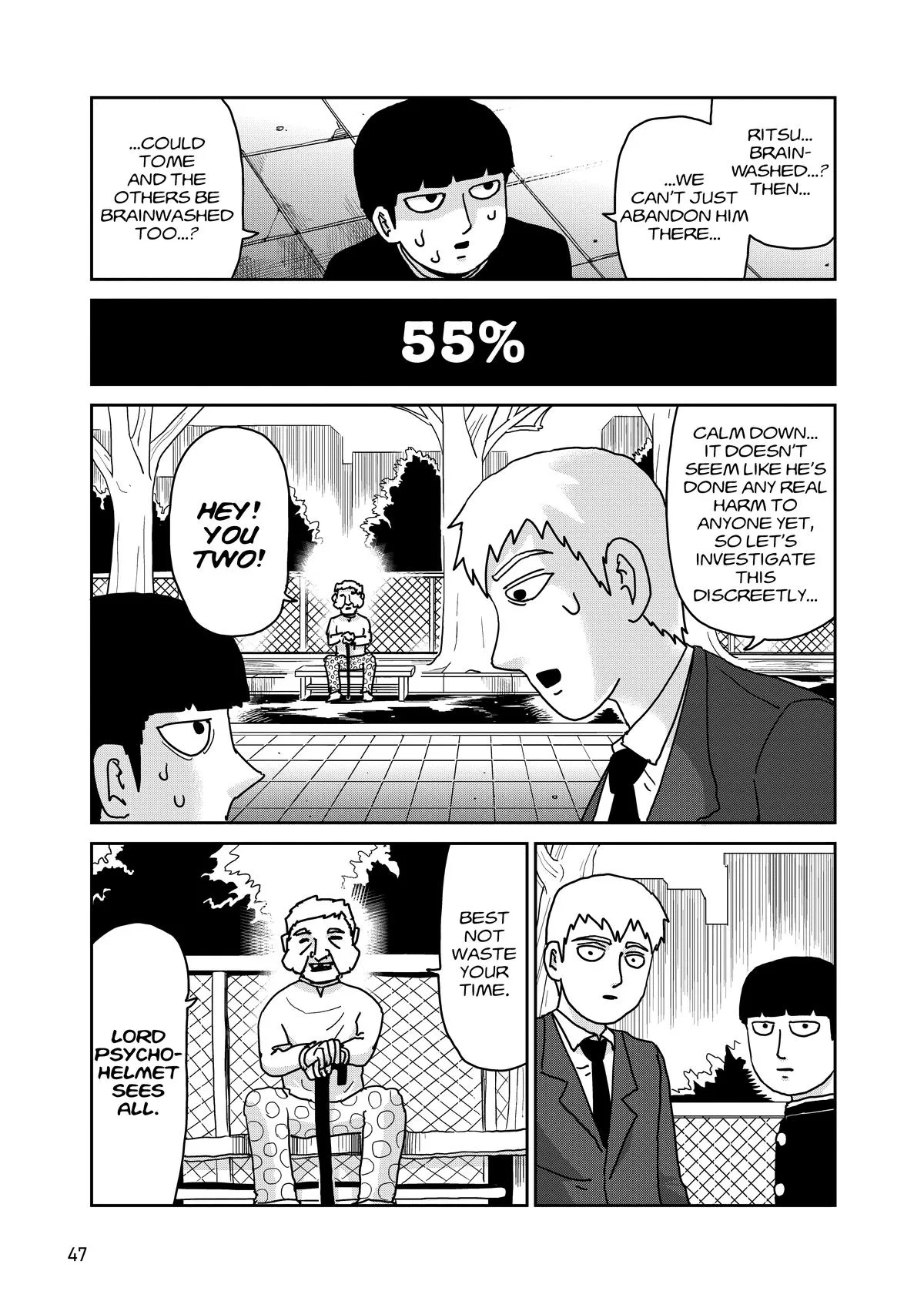 Mob Psycho 100, chapter 96, page 48