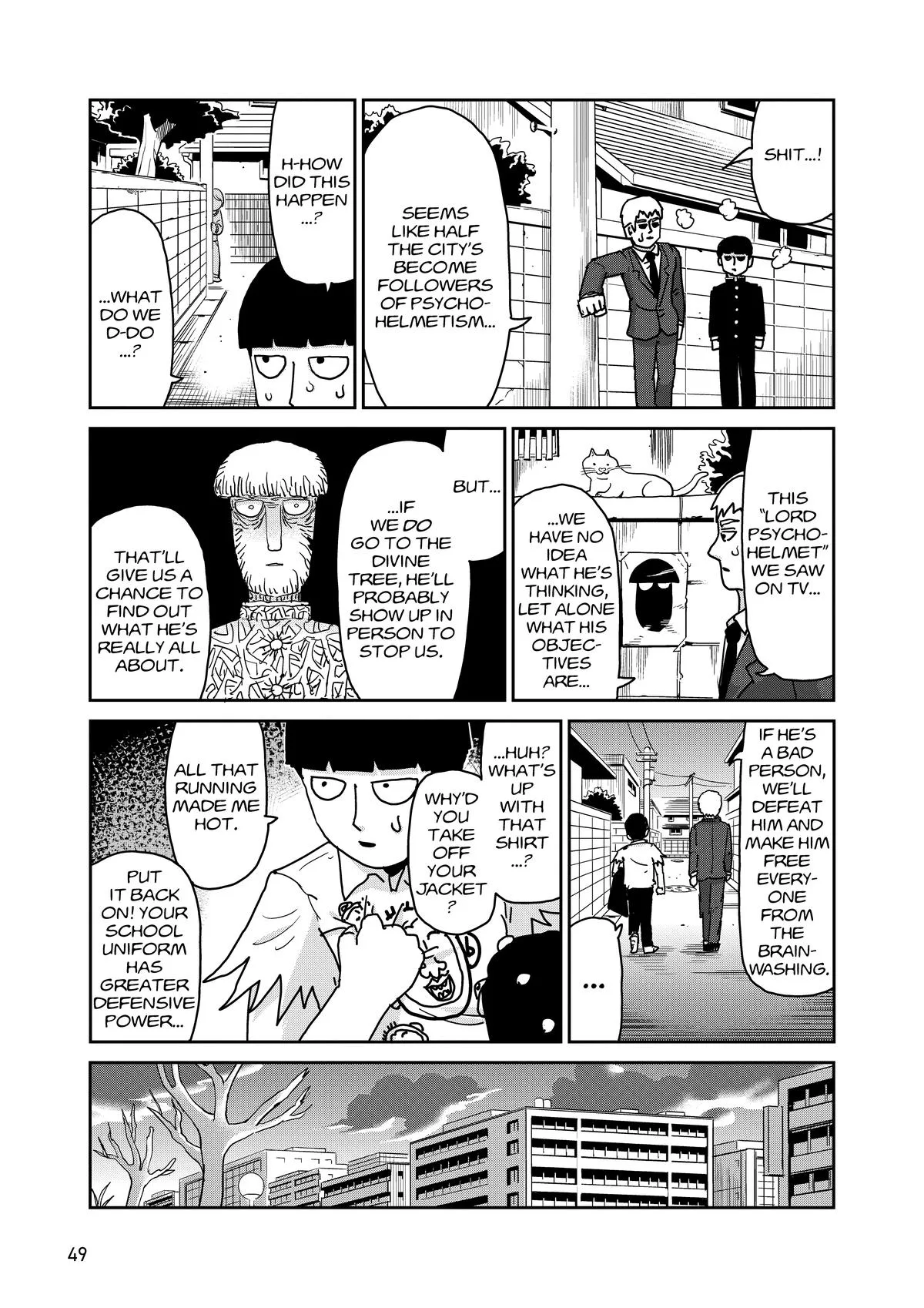 Mob Psycho 100, chapter 96, page 50