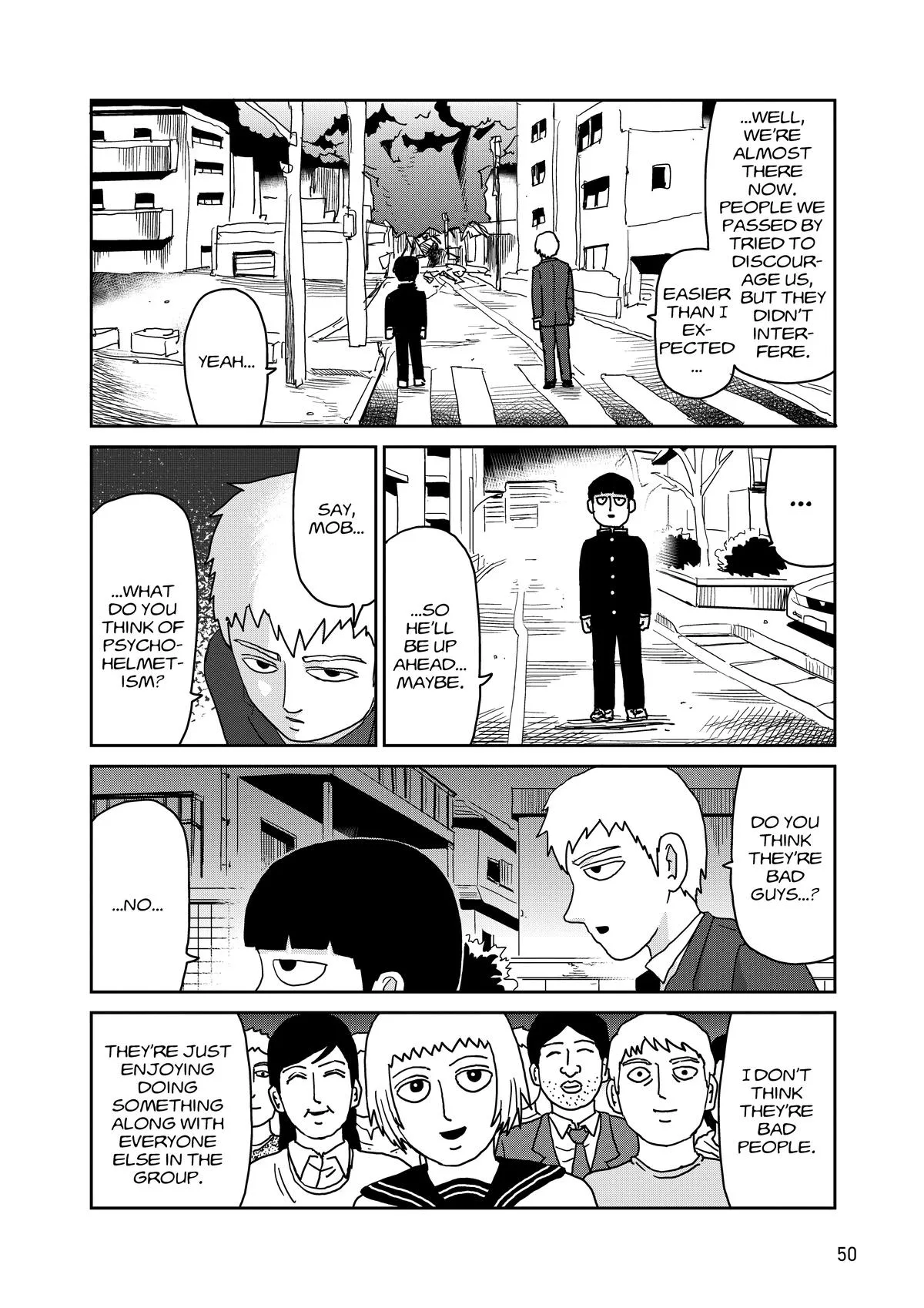 Mob Psycho 100, chapter 96, page 51