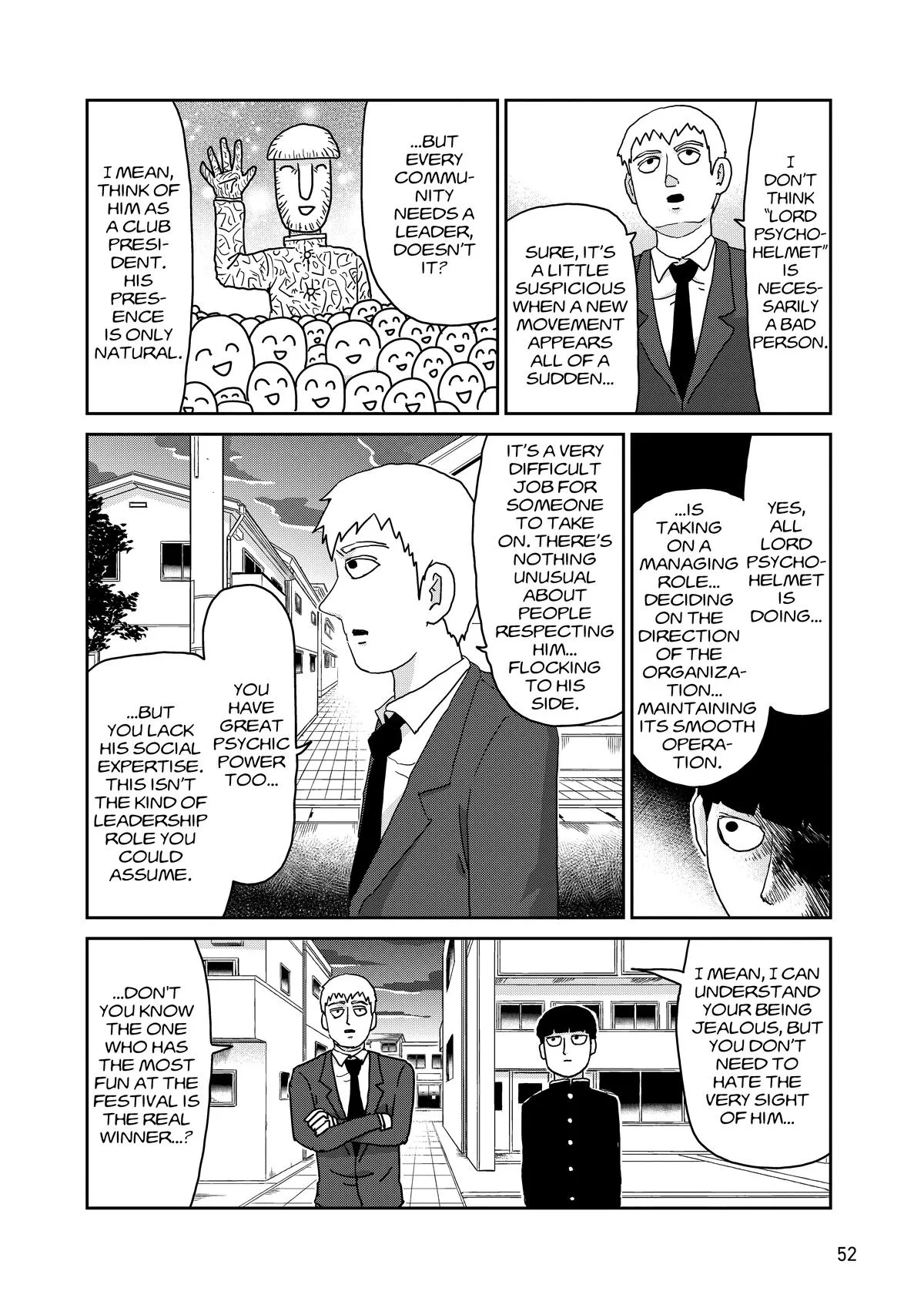 Mob Psycho 100, chapter 96, page 53