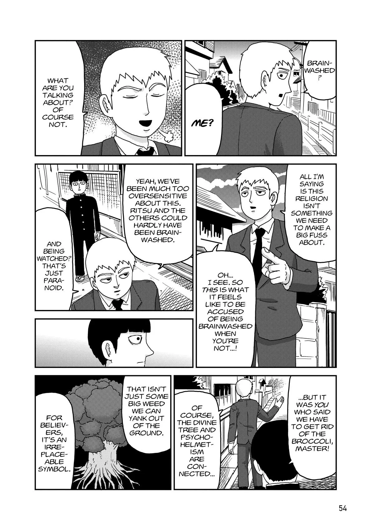 Mob Psycho 100, chapter 96, page 55