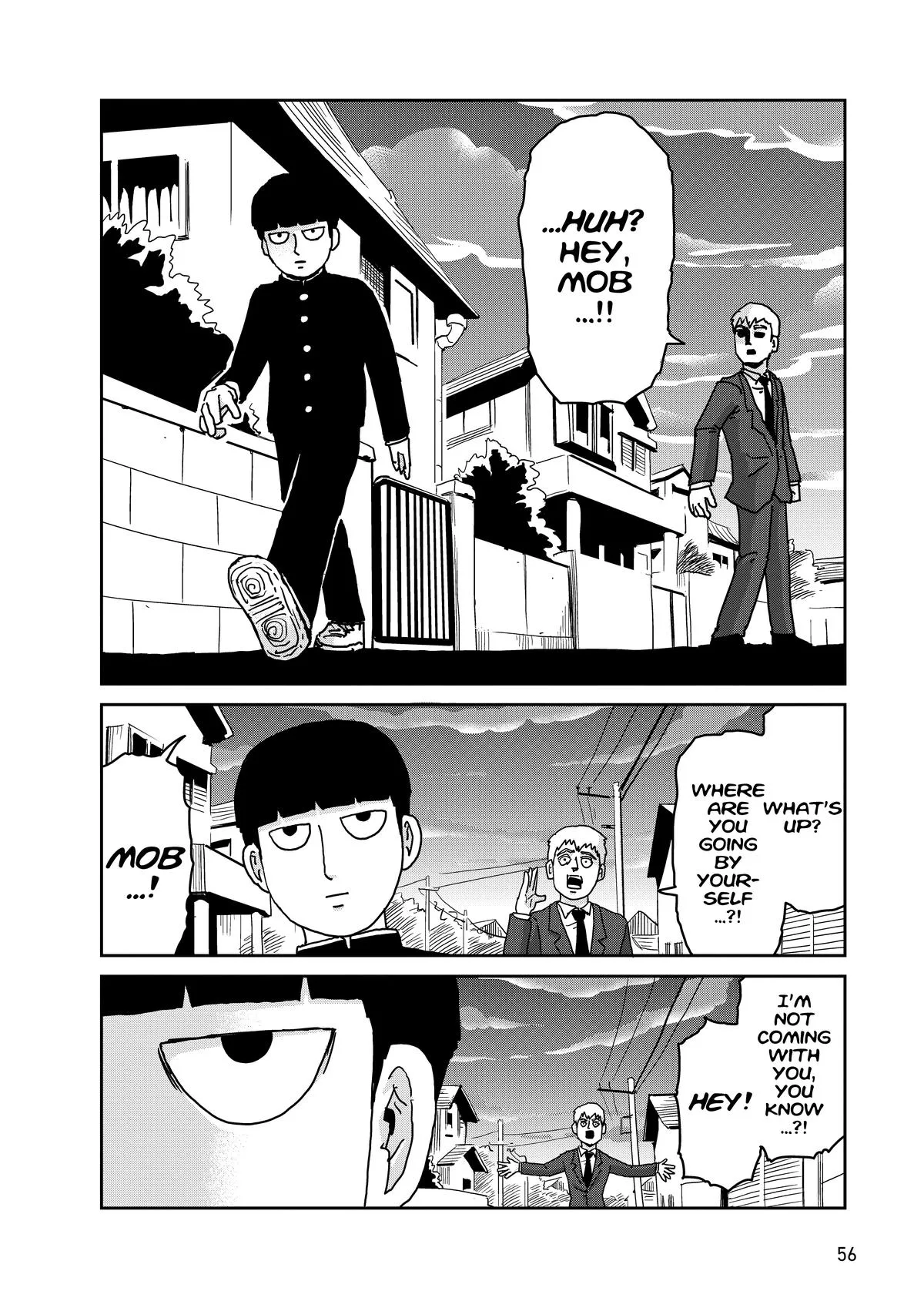 Mob Psycho 100, chapter 96, page 57