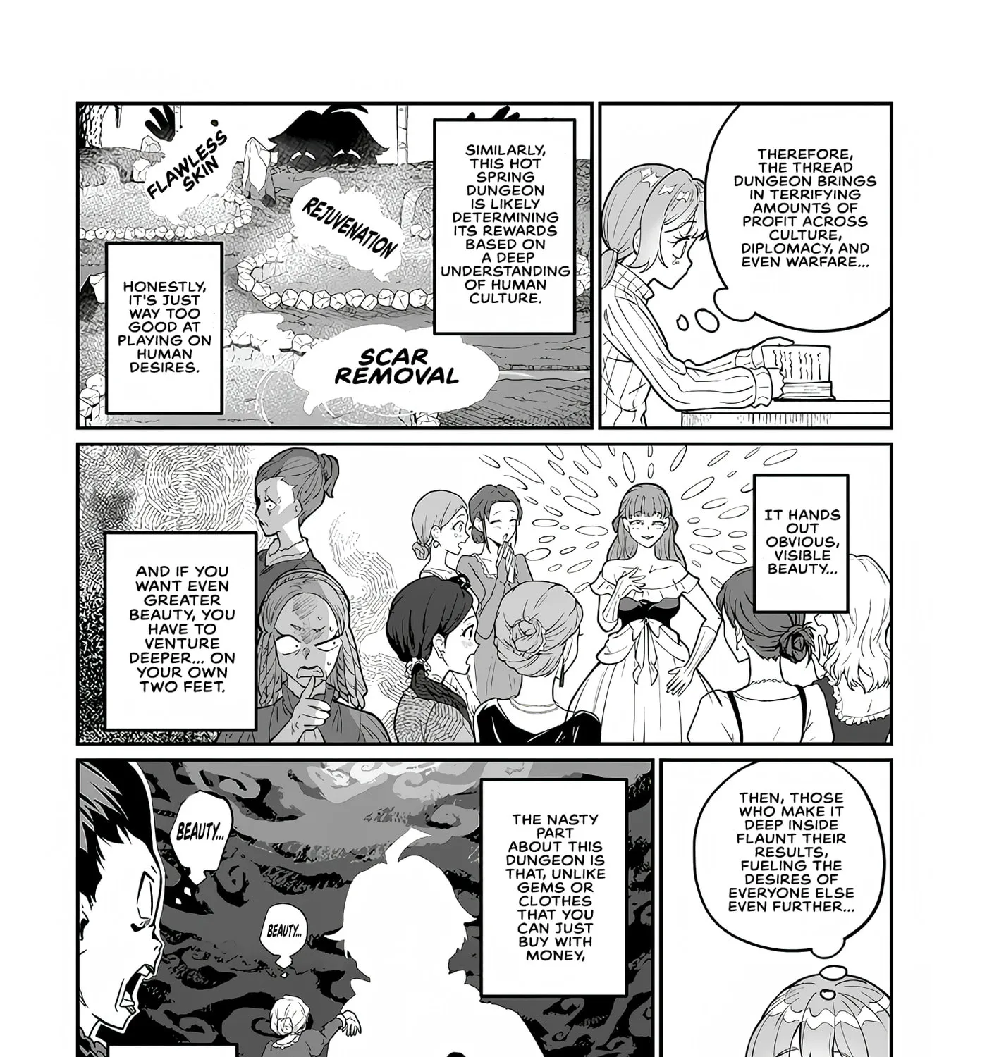 Reincarnated, I'll Make the Hot Spring Dungeon!, chapter 4, page 19
