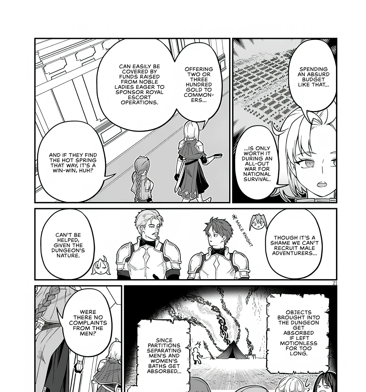 Reincarnated, I'll Make the Hot Spring Dungeon!, chapter 5, page 38