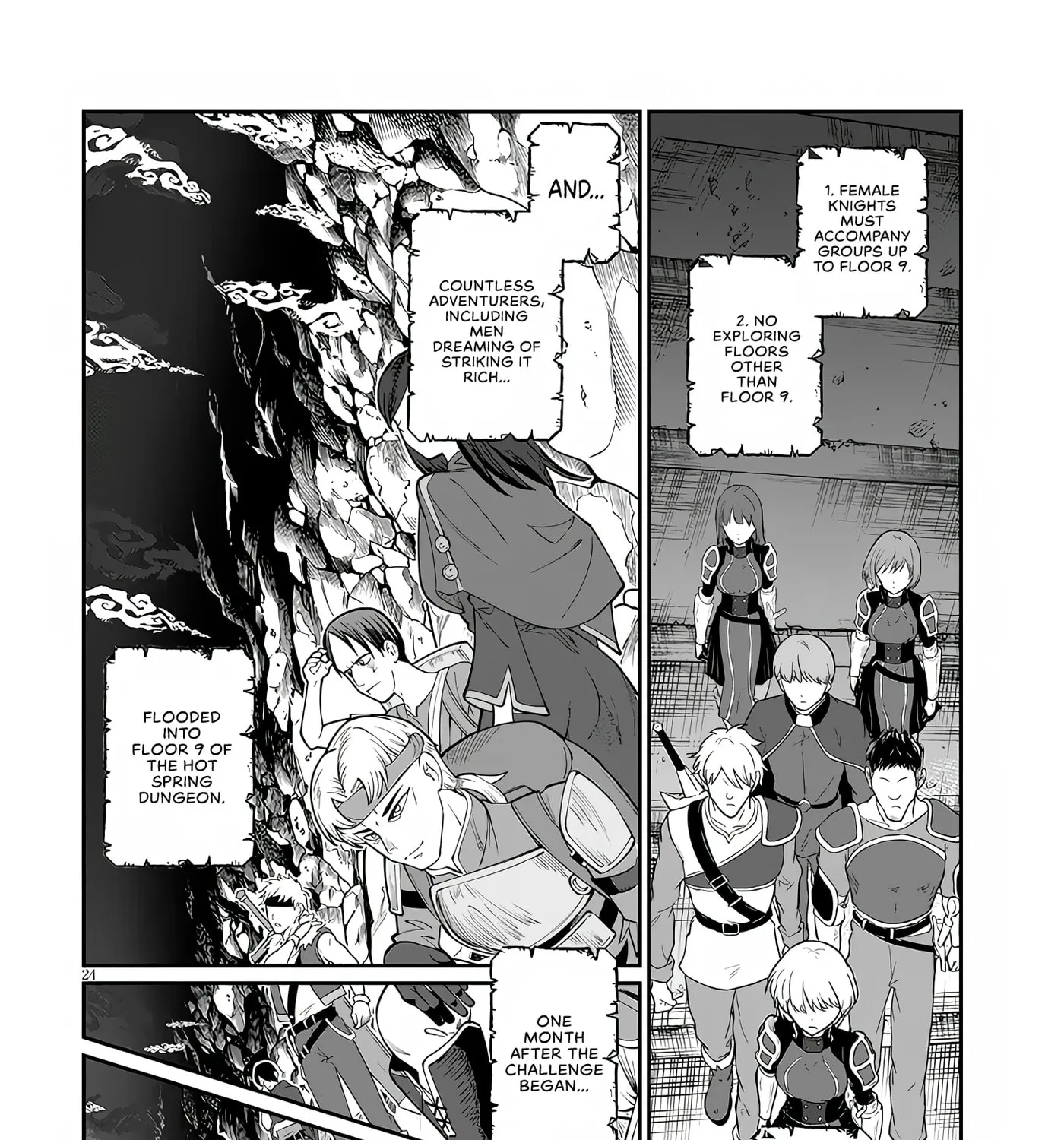 Reincarnated, I'll Make the Hot Spring Dungeon!, chapter 5, page 44