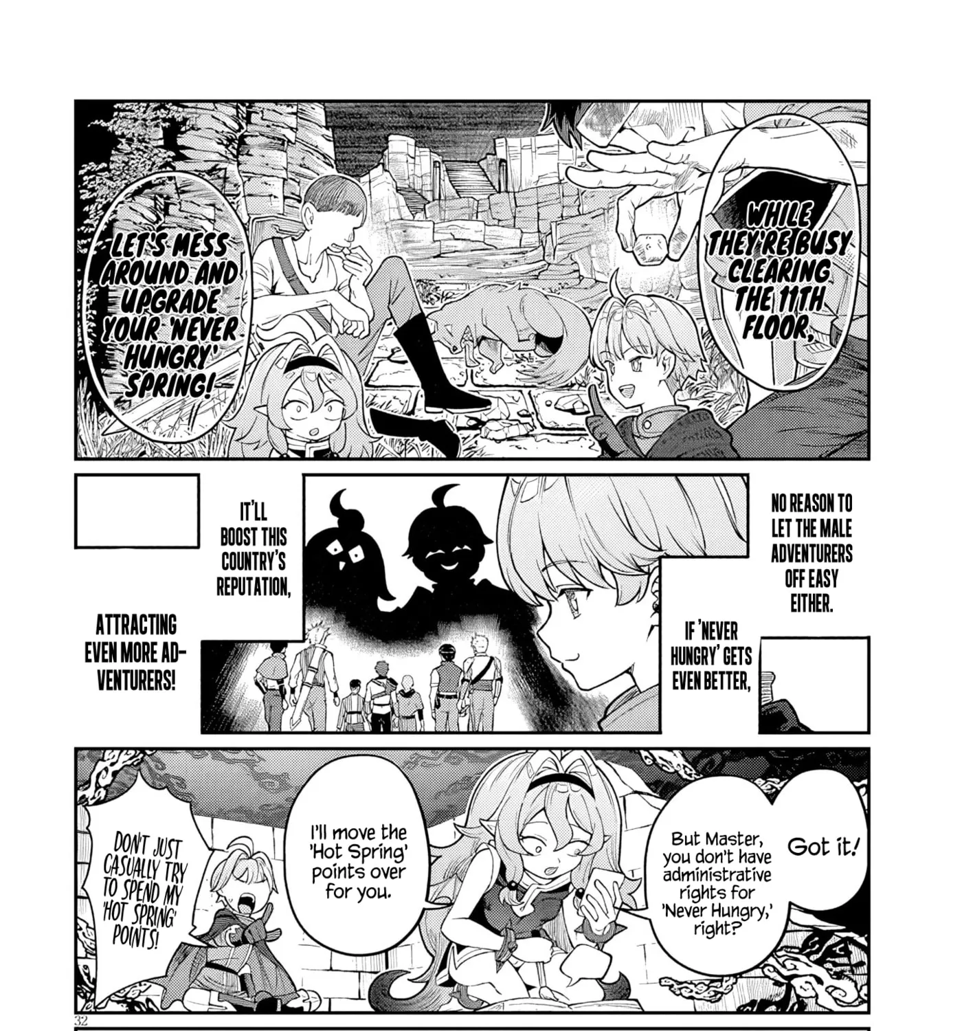 Reincarnated, I'll Make the Hot Spring Dungeon!, chapter 6, page 61