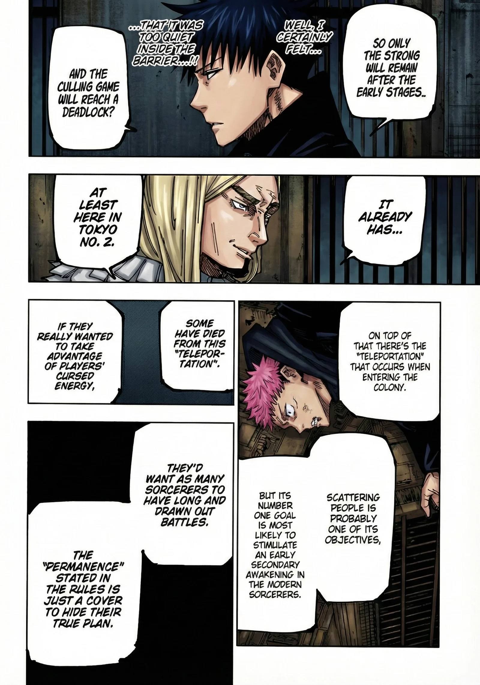 Jujutsu Kaisen Colored Manga JJK, chapter 167, page 8