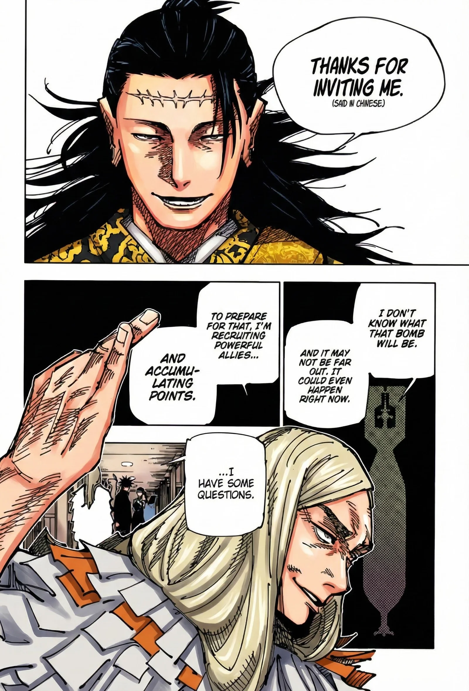 Jujutsu Kaisen Colored Manga JJK, chapter 167, page 10