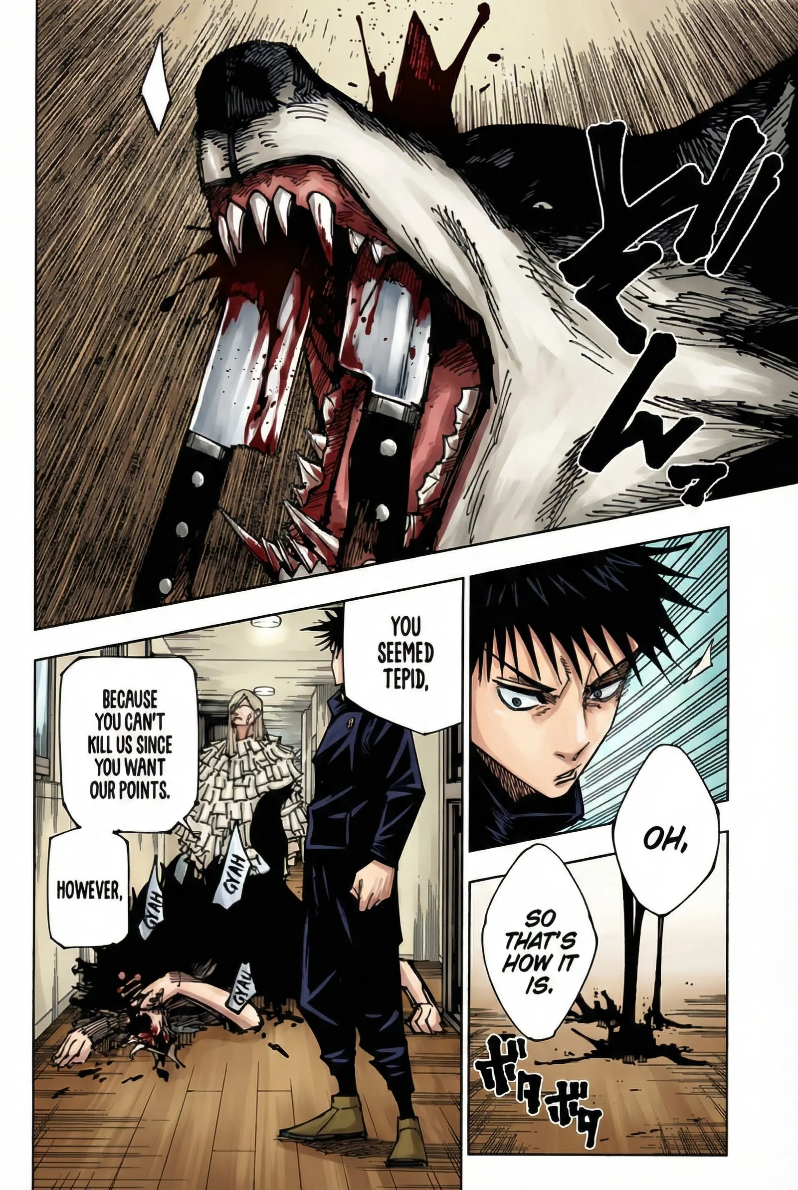 Jujutsu Kaisen Colored Manga JJK, chapter 167, page 18