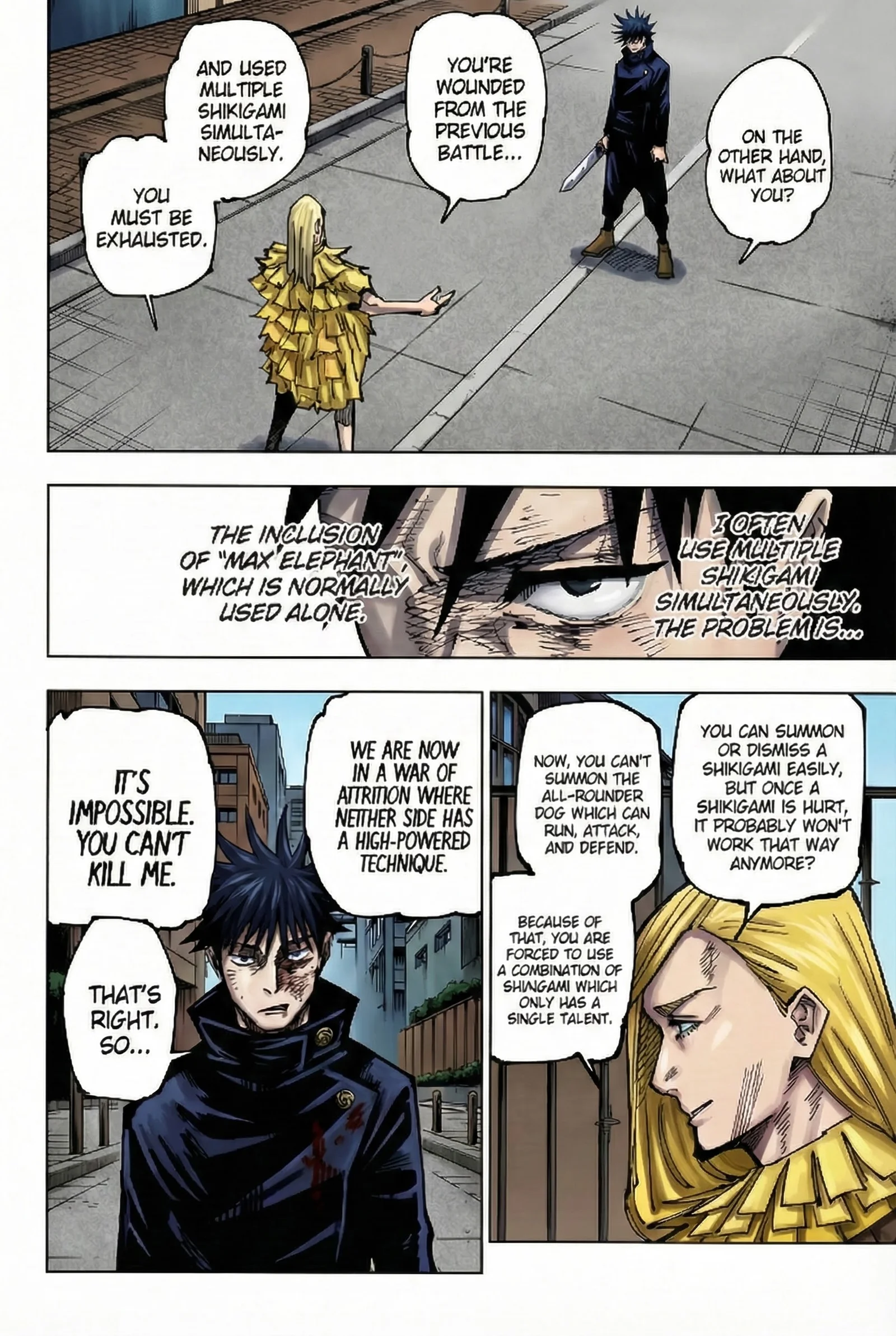 Jujutsu Kaisen Colored Manga JJK, chapter 170, page 8