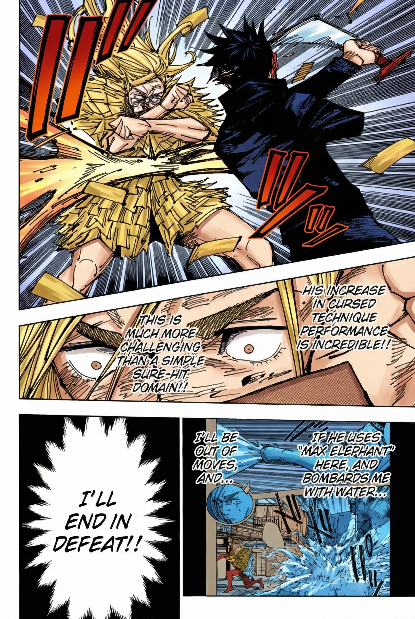 Jujutsu Kaisen Colored Manga JJK, chapter 171, page 12