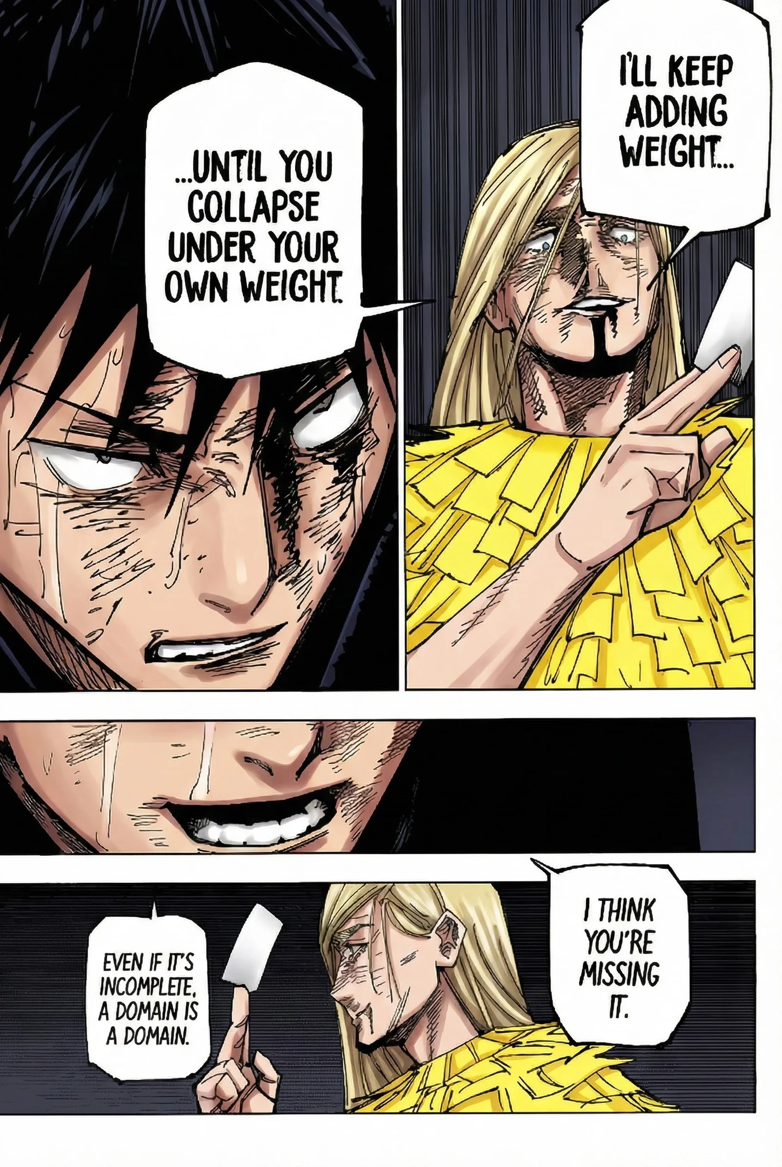 Jujutsu Kaisen Colored Manga JJK, chapter 171, page 17