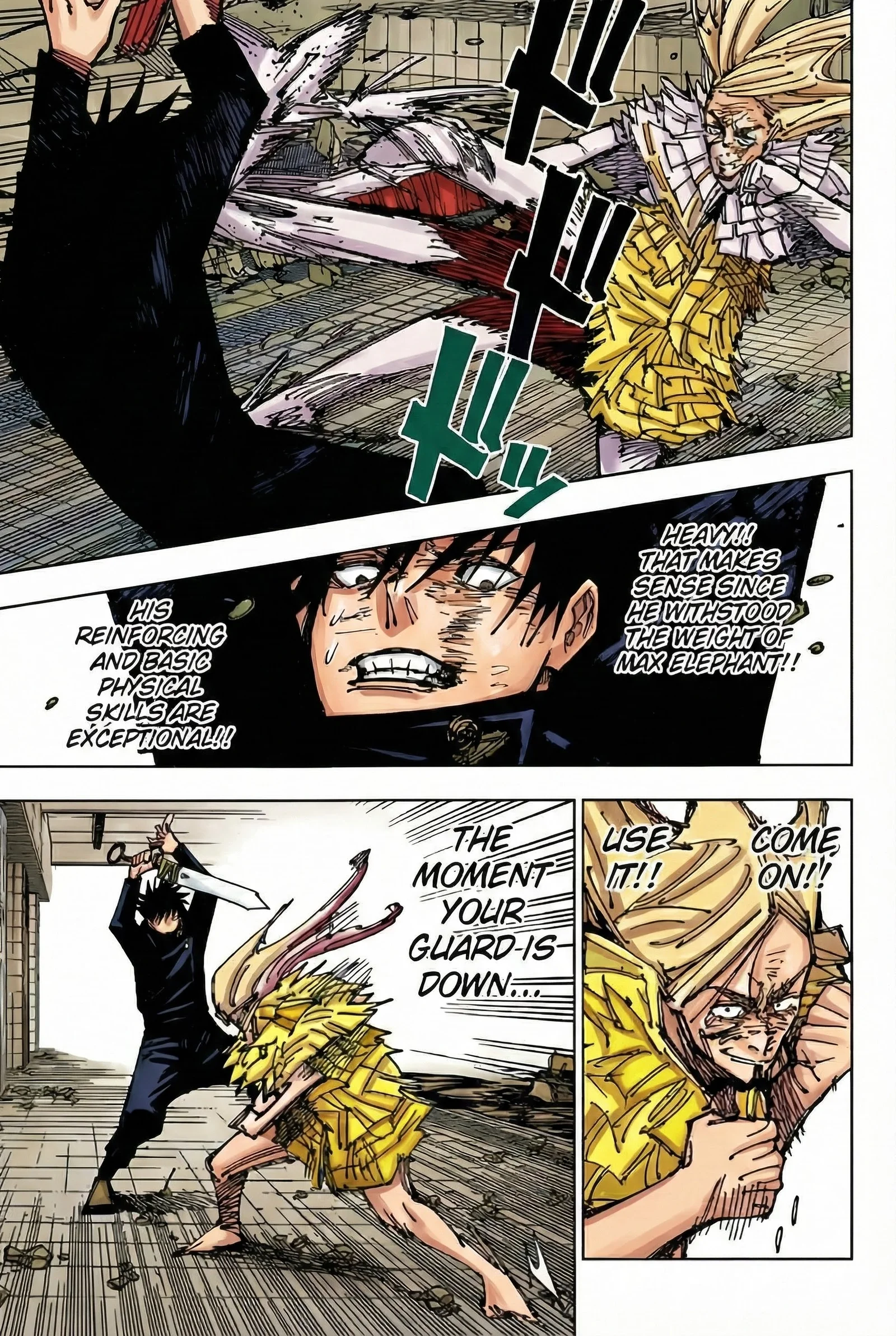 Jujutsu Kaisen Colored Manga JJK, chapter 172, page 13