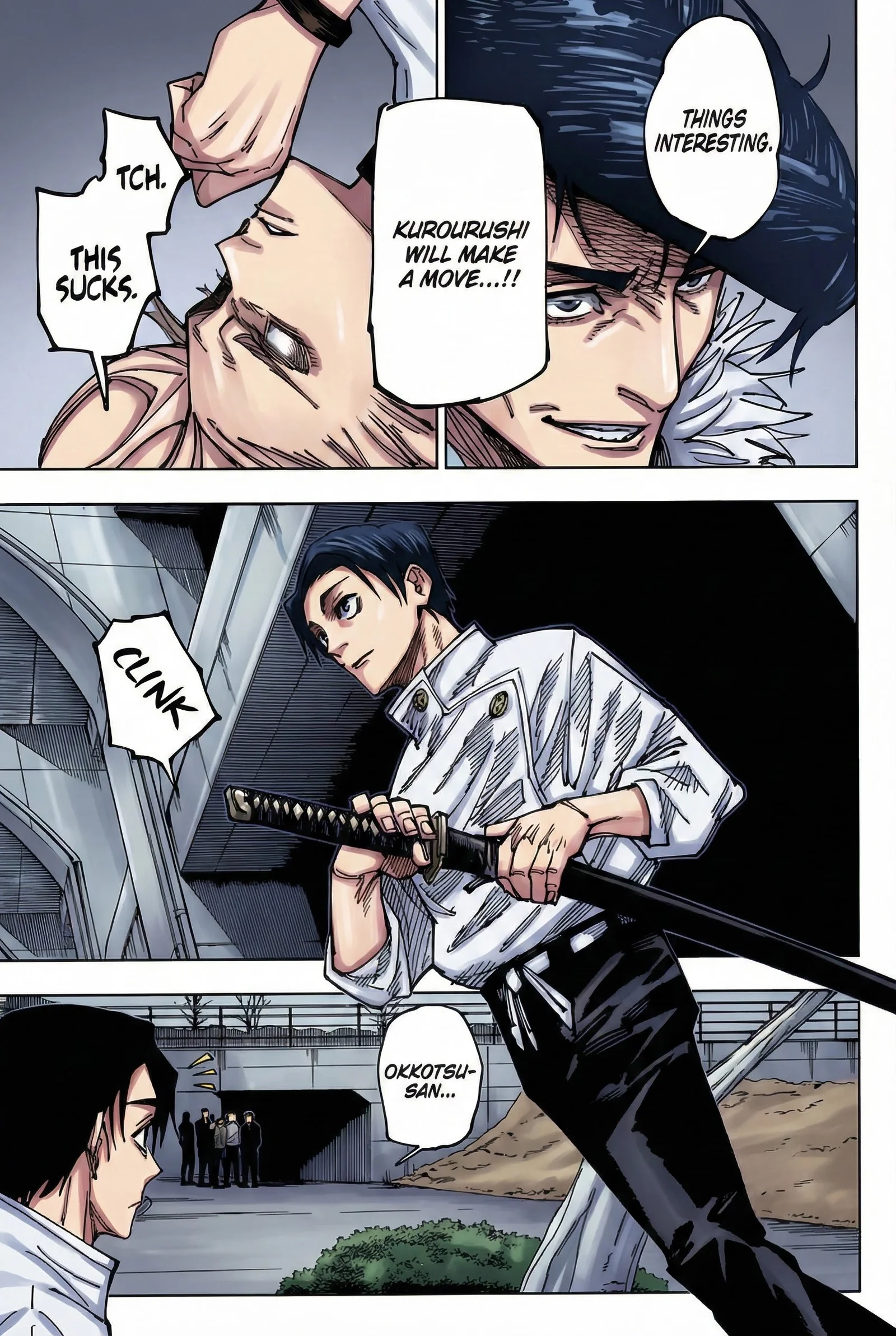 Jujutsu Kaisen Colored Manga JJK, chapter 174, page 3