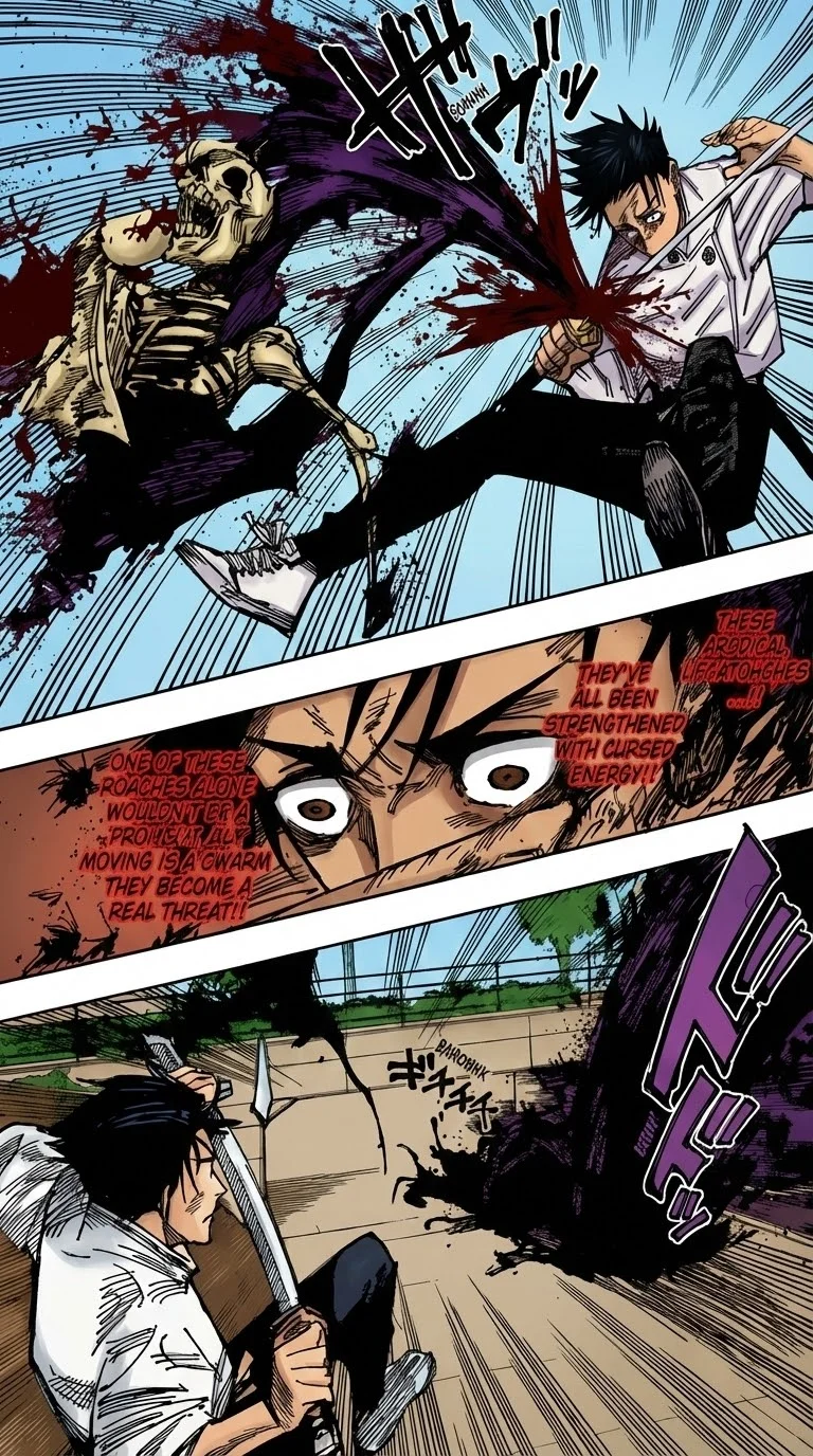 Jujutsu Kaisen Colored Manga JJK, chapter 174, page 8