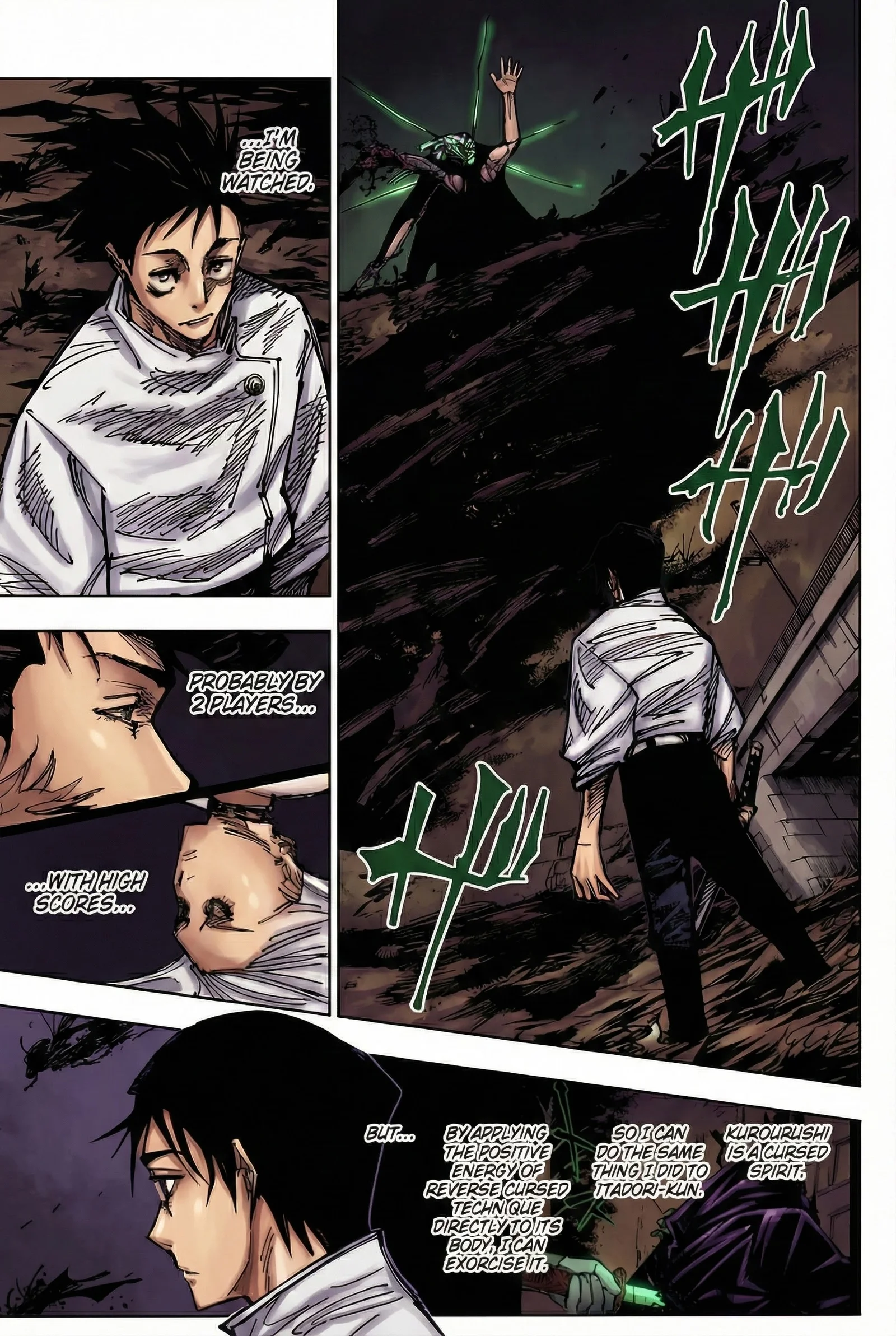 Jujutsu Kaisen Colored Manga JJK, chapter 175, page 7