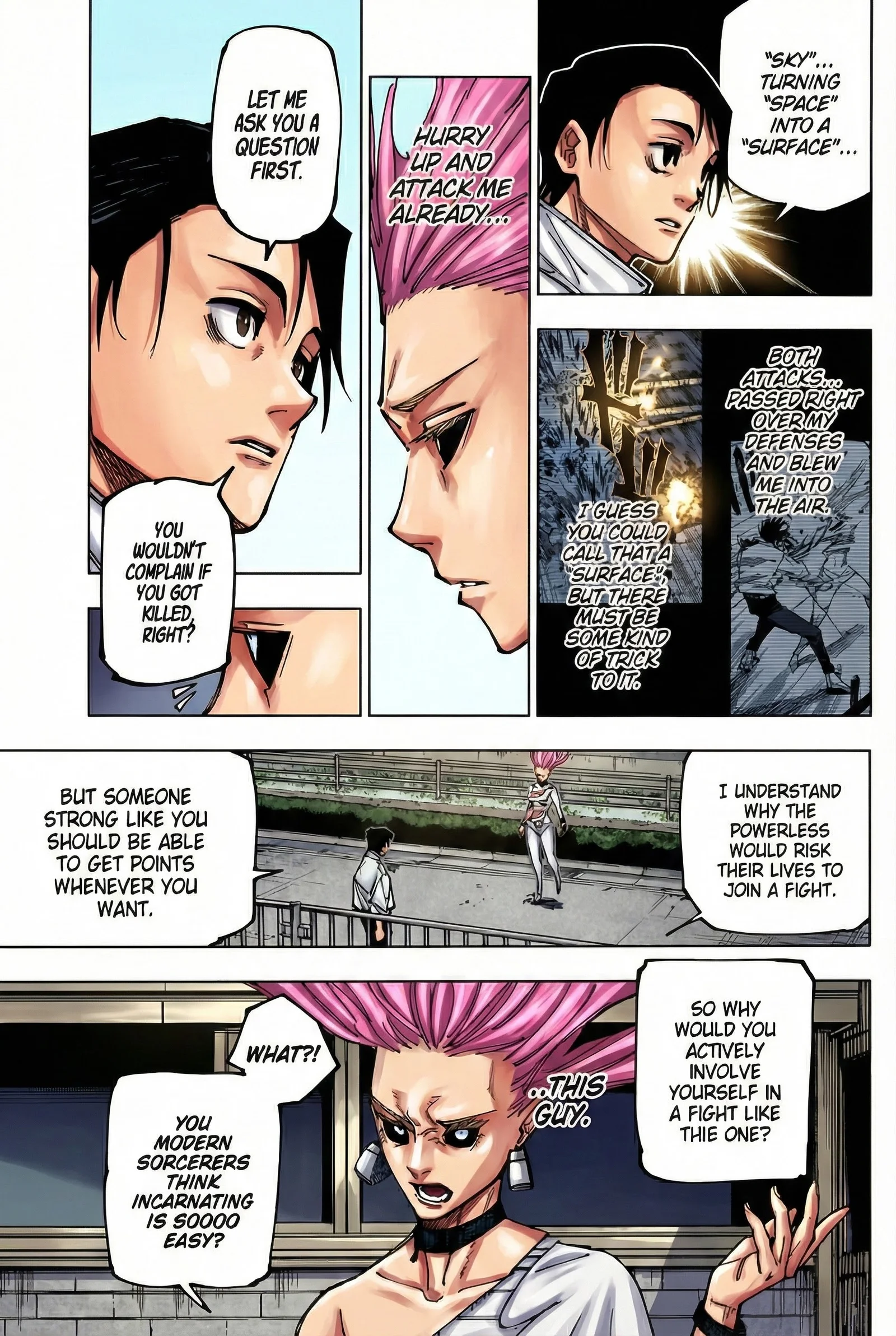 Jujutsu Kaisen Colored Manga JJK, chapter 176, page 7