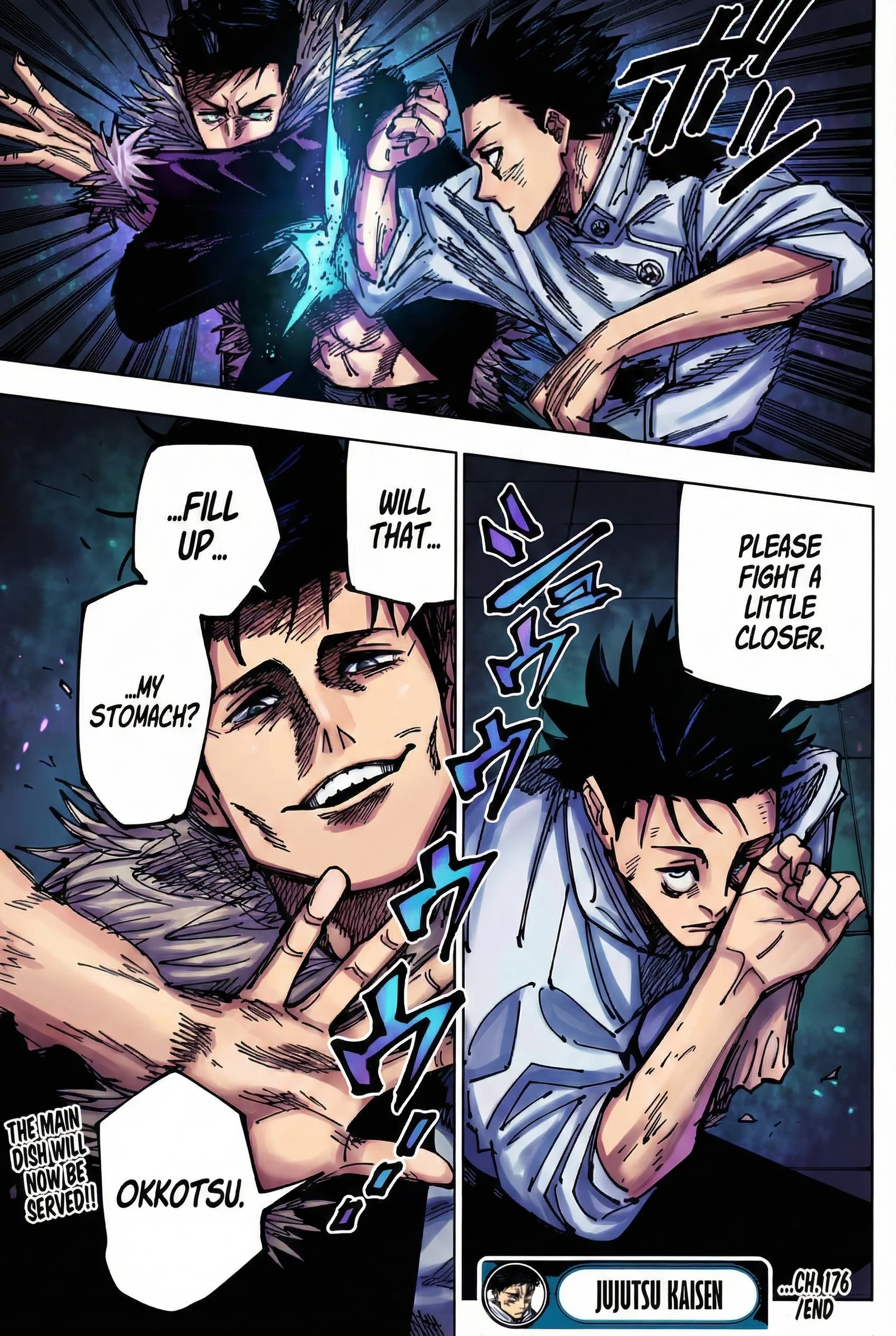 Jujutsu Kaisen Colored Manga JJK, chapter 176, page 17