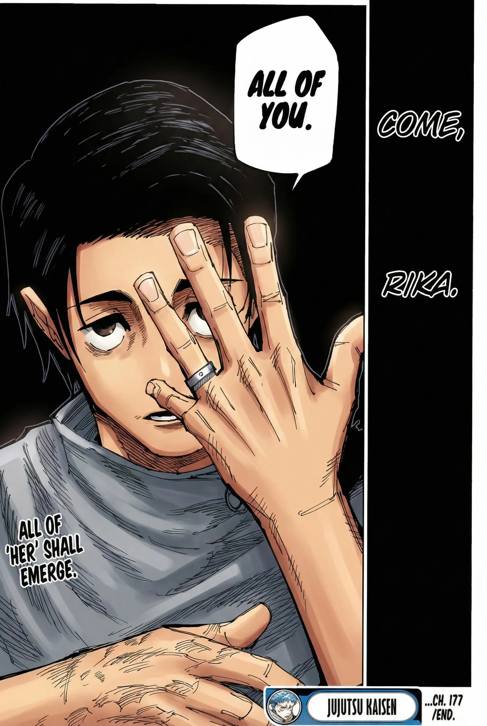 Jujutsu Kaisen Colored Manga JJK, chapter 177, page 17