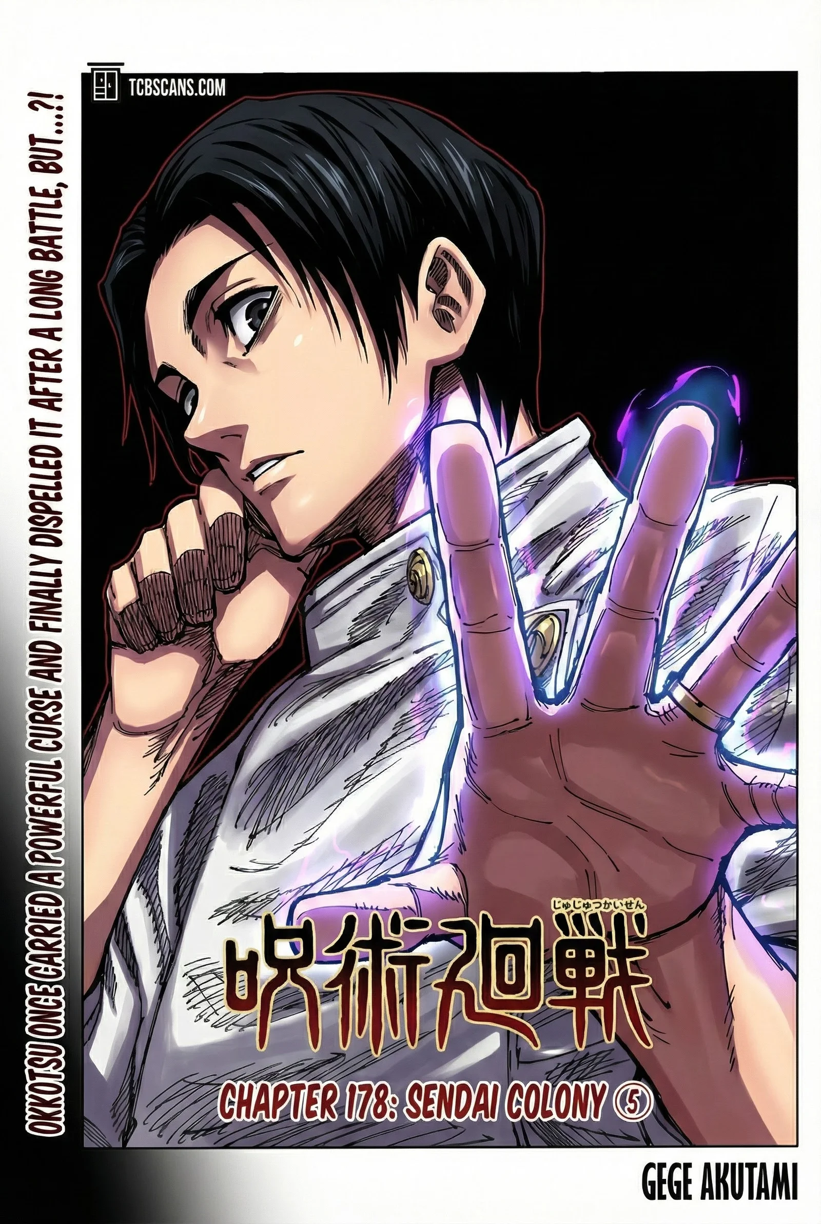 Jujutsu Kaisen Colored Manga JJK, chapter 178, page 1