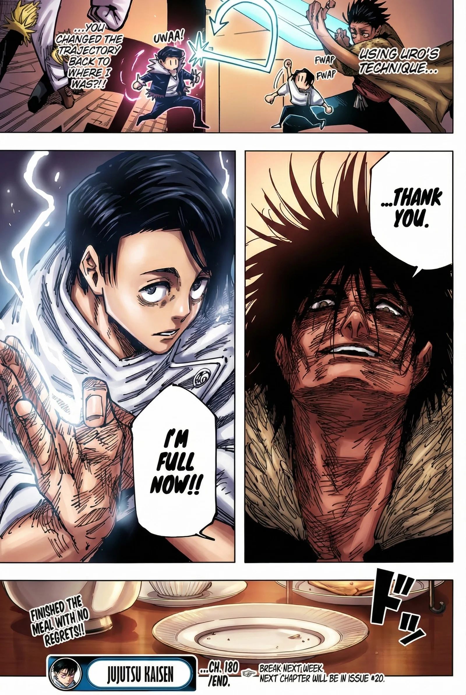 Jujutsu Kaisen Colored Manga JJK, chapter 180, page 16