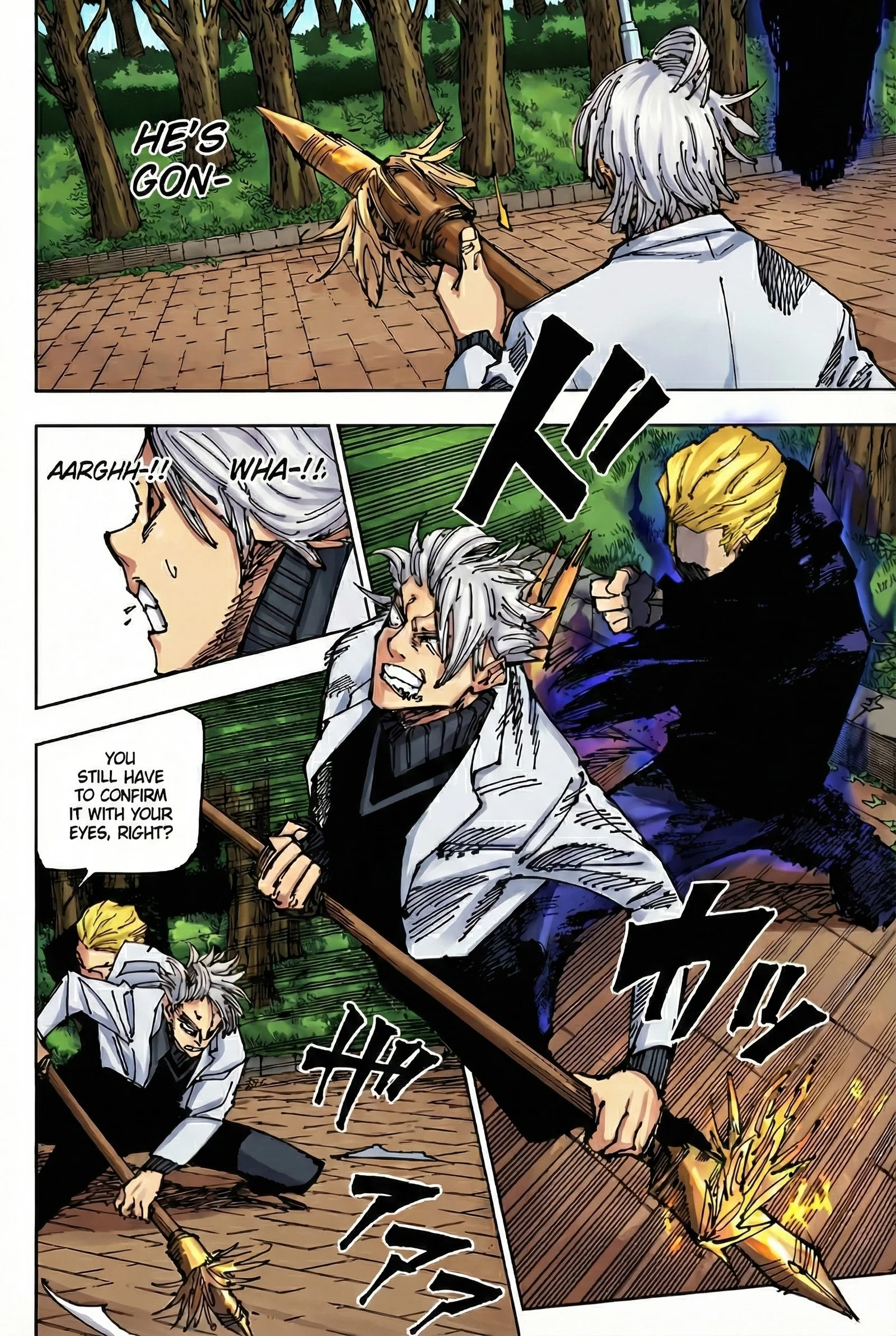 Jujutsu Kaisen Colored Manga JJK, chapter 182, page 12