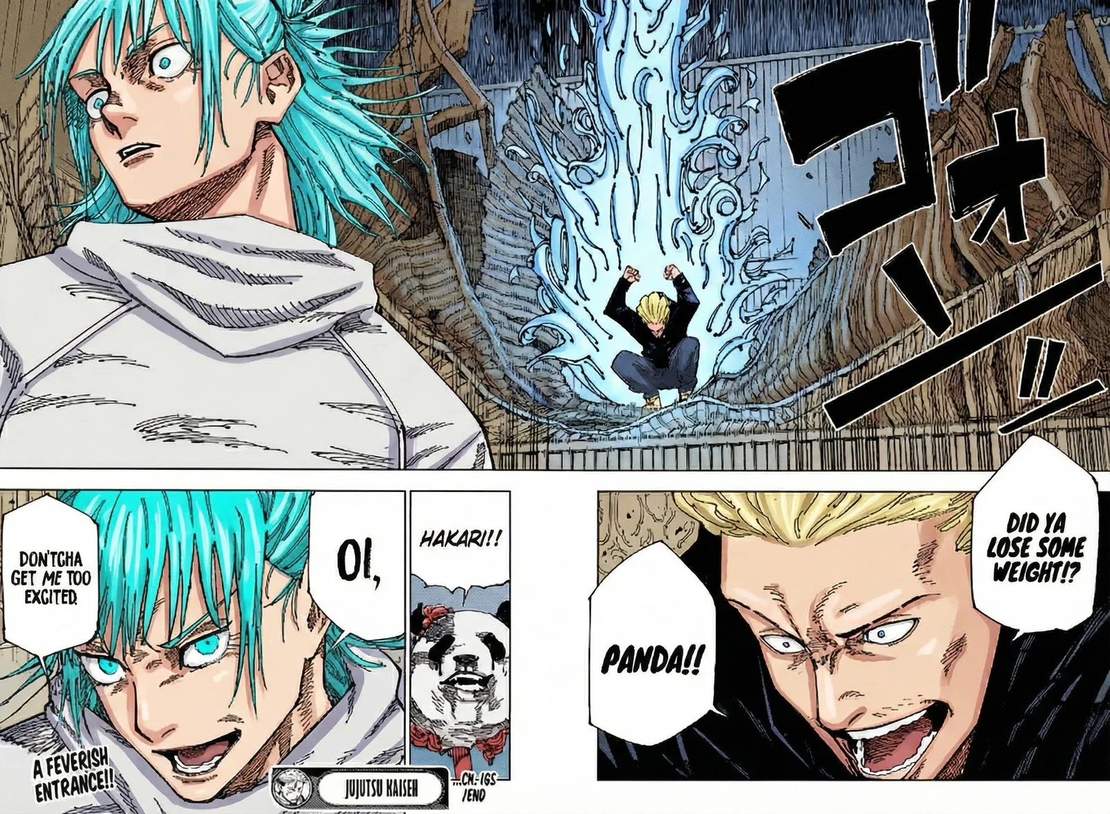 Jujutsu Kaisen Colored Manga JJK, chapter 185, page 17