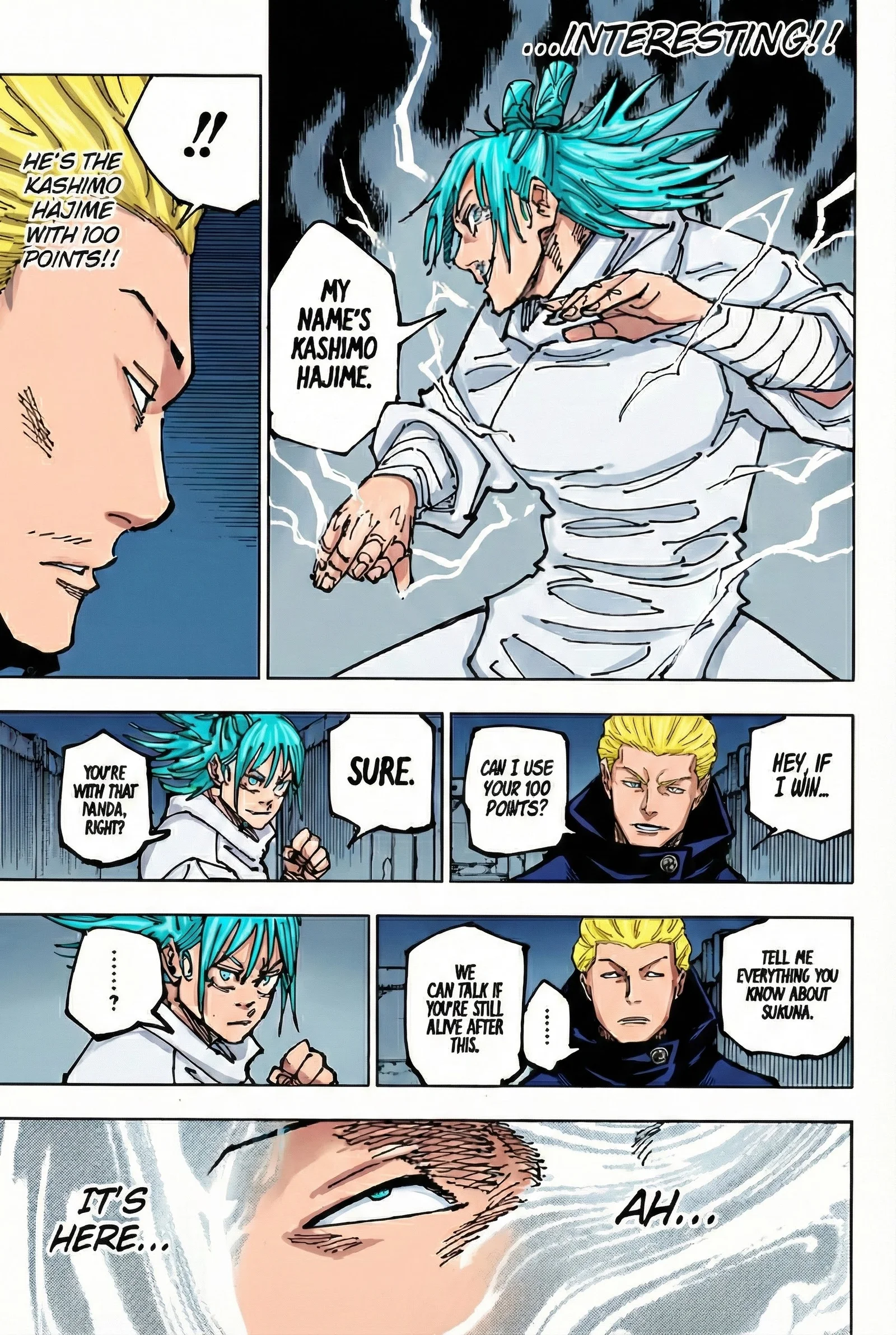 Jujutsu Kaisen Colored Manga JJK, chapter 186, page 6