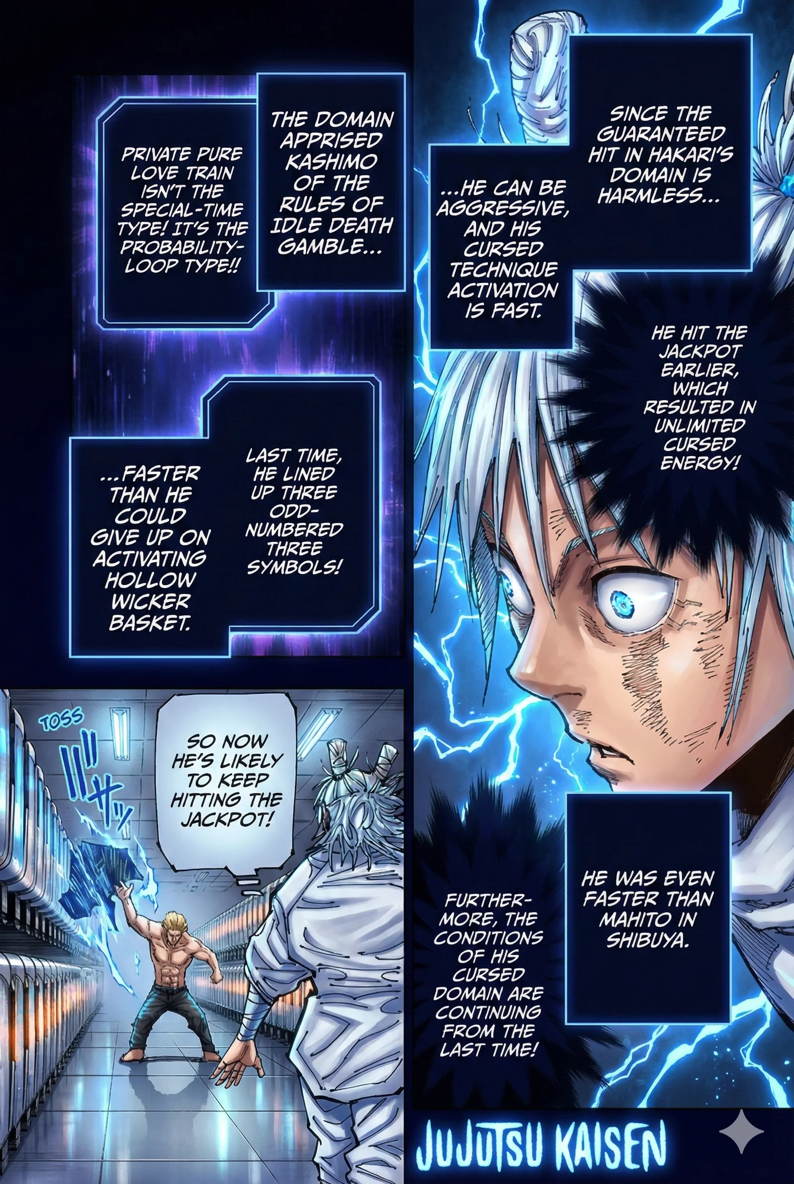 Jujutsu Kaisen Colored Manga JJK, chapter 187, page 1