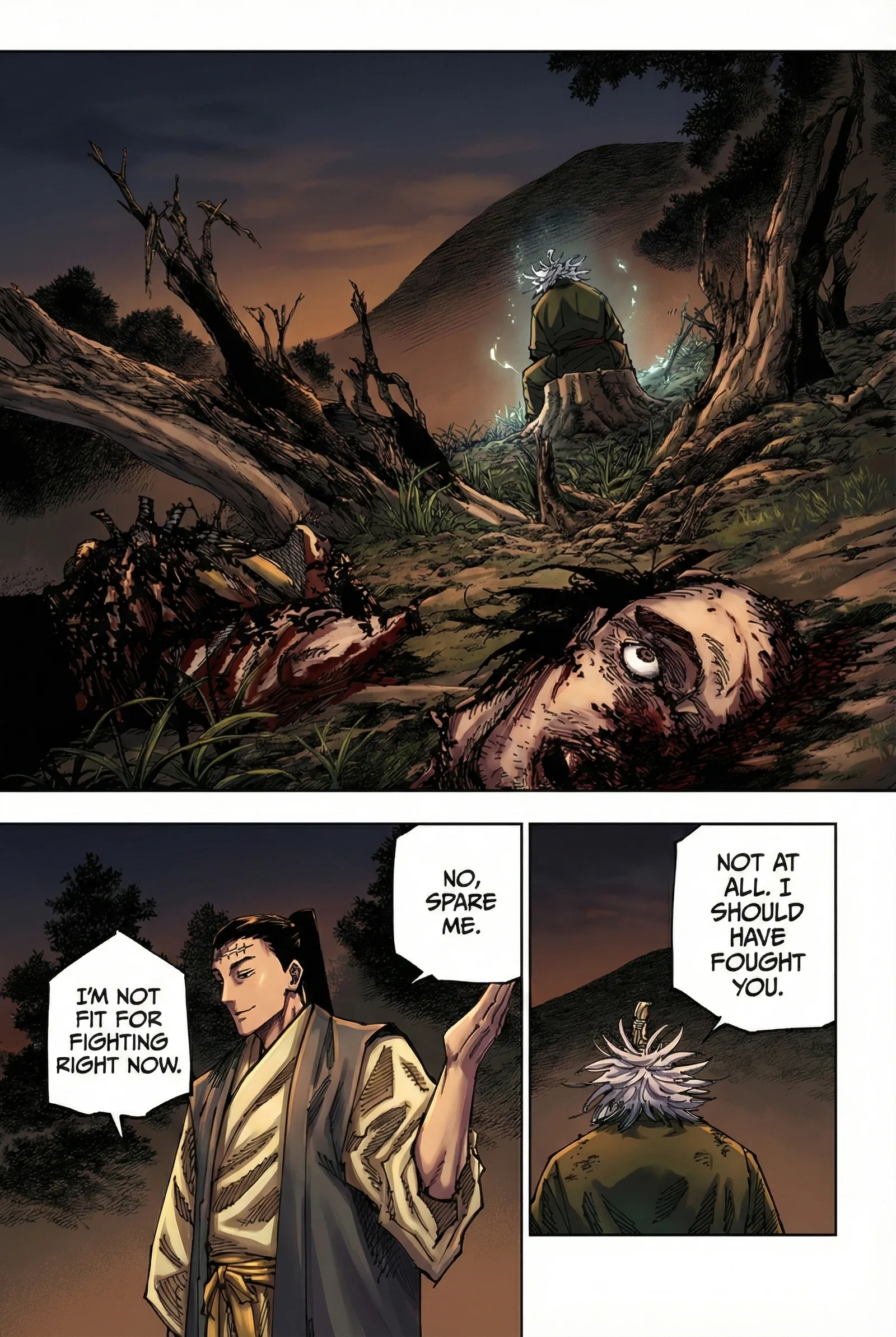 Jujutsu Kaisen Colored Manga JJK, chapter 187, page 17