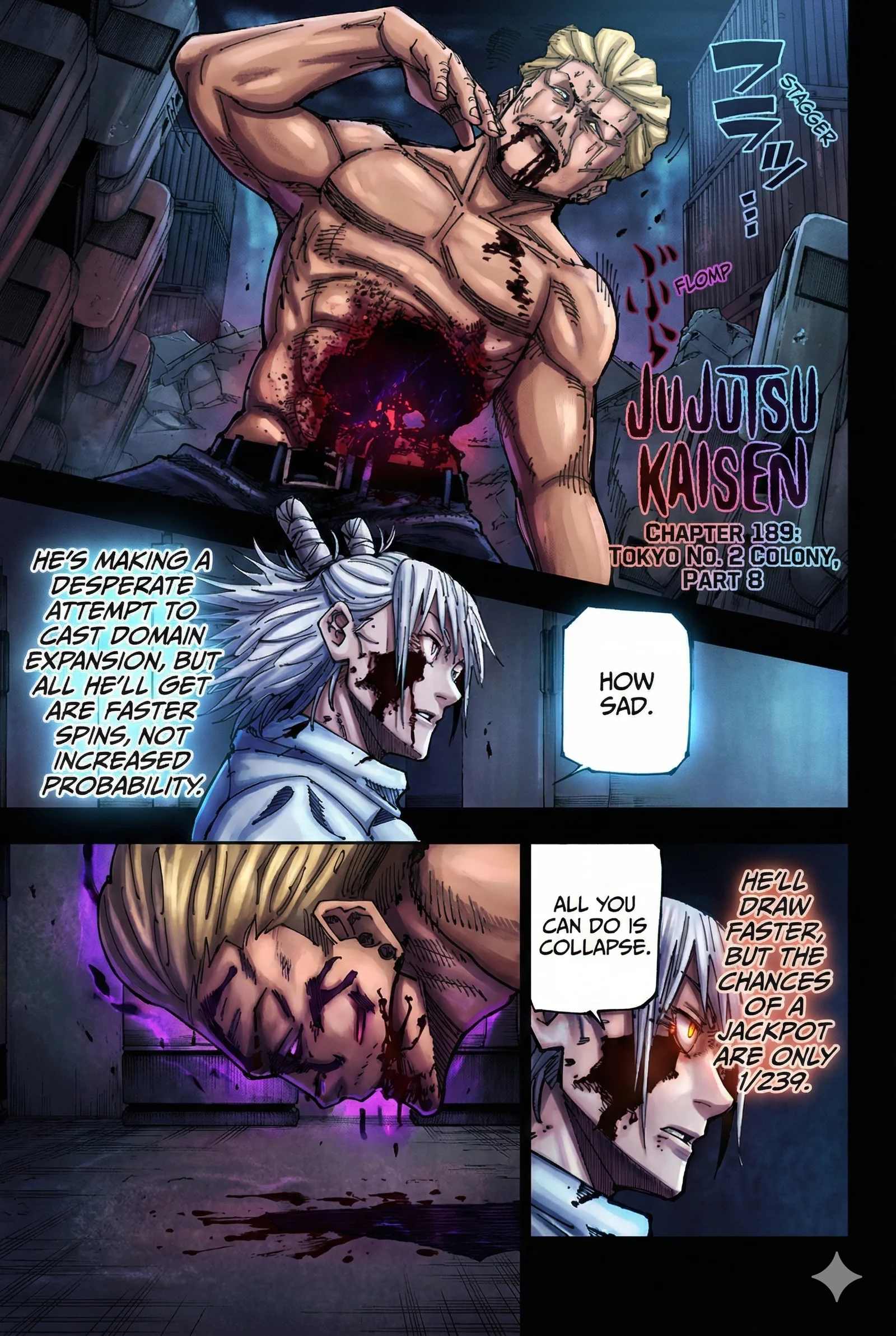 Jujutsu Kaisen Colored Manga JJK, chapter 189, page 1