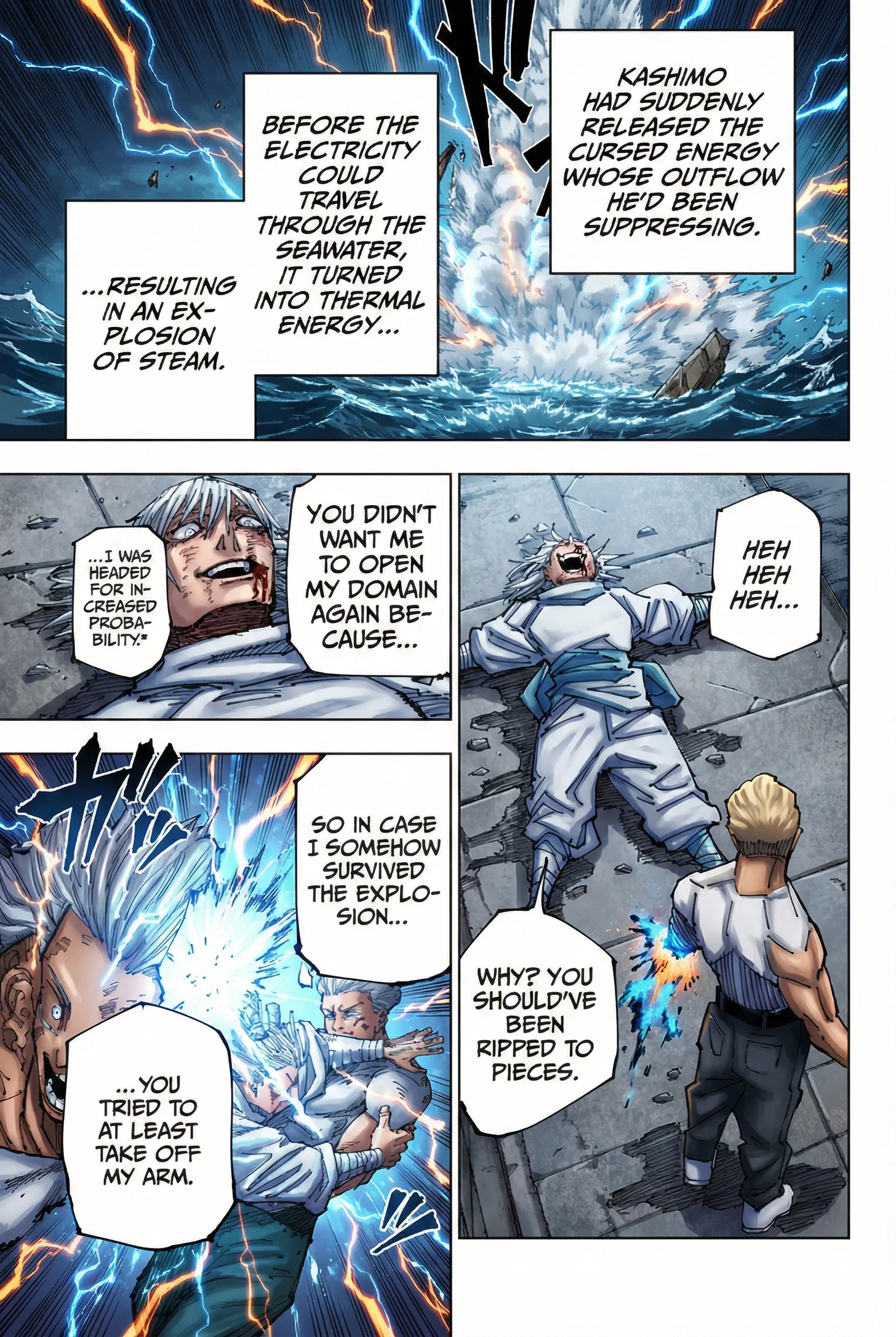 Jujutsu Kaisen Colored Manga JJK, chapter 190, page 5