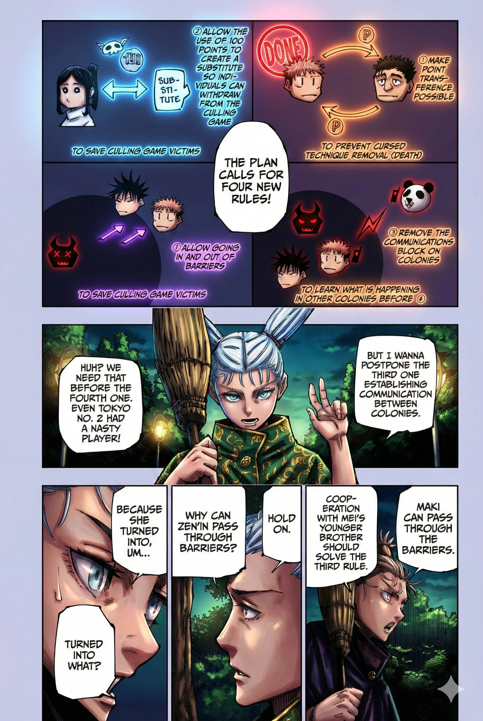 Jujutsu Kaisen Colored Manga JJK, chapter 190, page 13